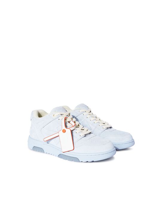 OFF WHITE Light Blue Out Of Office Full Suede BLUE OMIA189C99LEA017