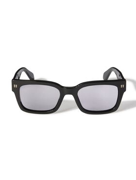 OFF WHITE Schwarz/Dunkelgraue Midland Sonnenbrille SCHWARZ OERI108C99PLA001