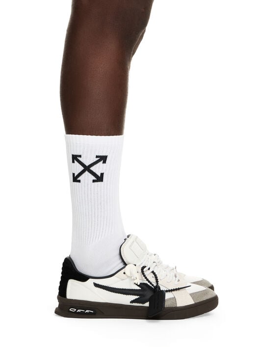 OFF WHITE New Slim Sneakers WHITE - BLACK OMIA2ALS26FAB002