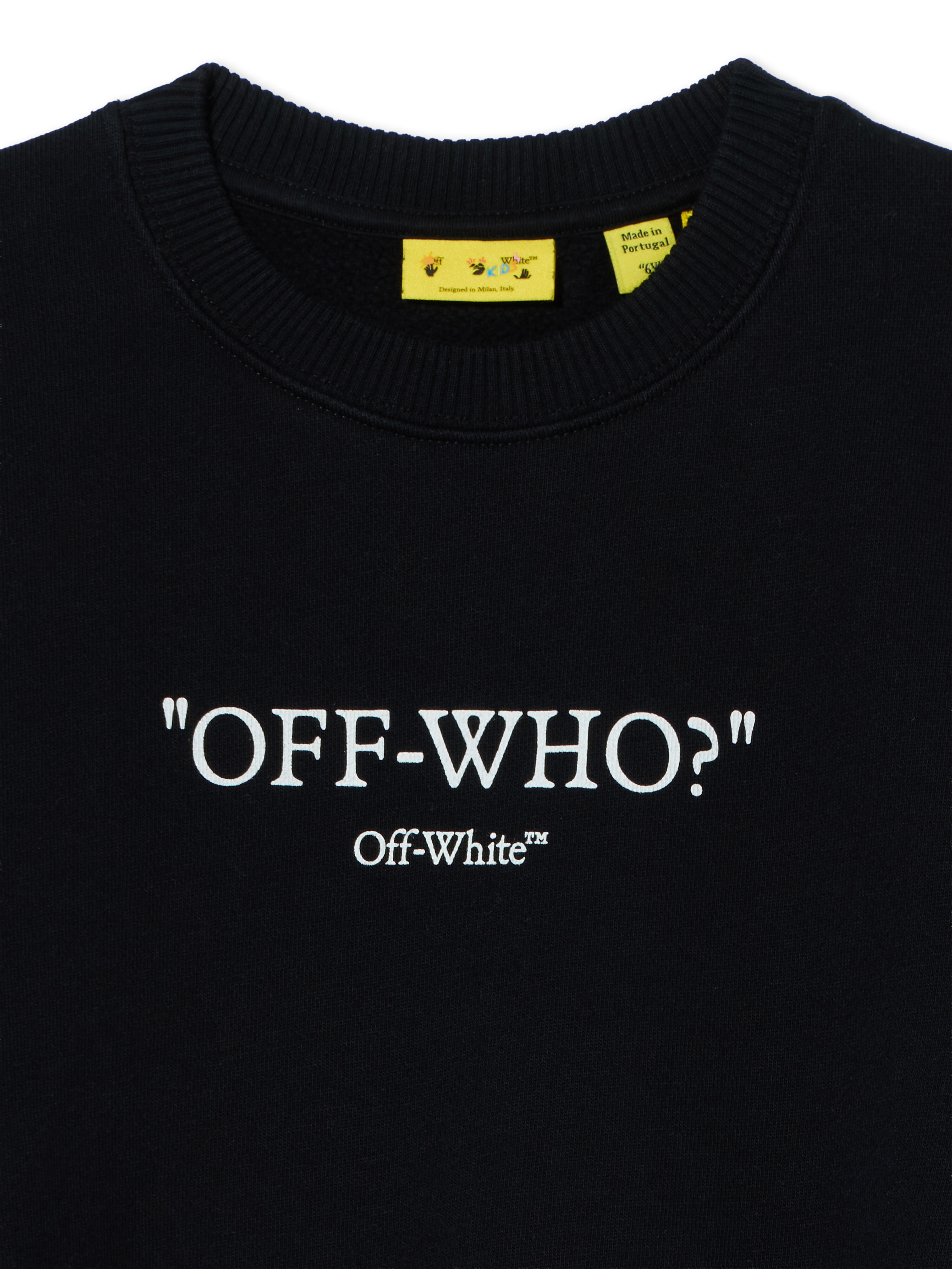 Multilogo Crewneck Sweatshirt OFF WHITE Multilogo Crewneck Sweatshirt BLACK 44BBA001F26F003