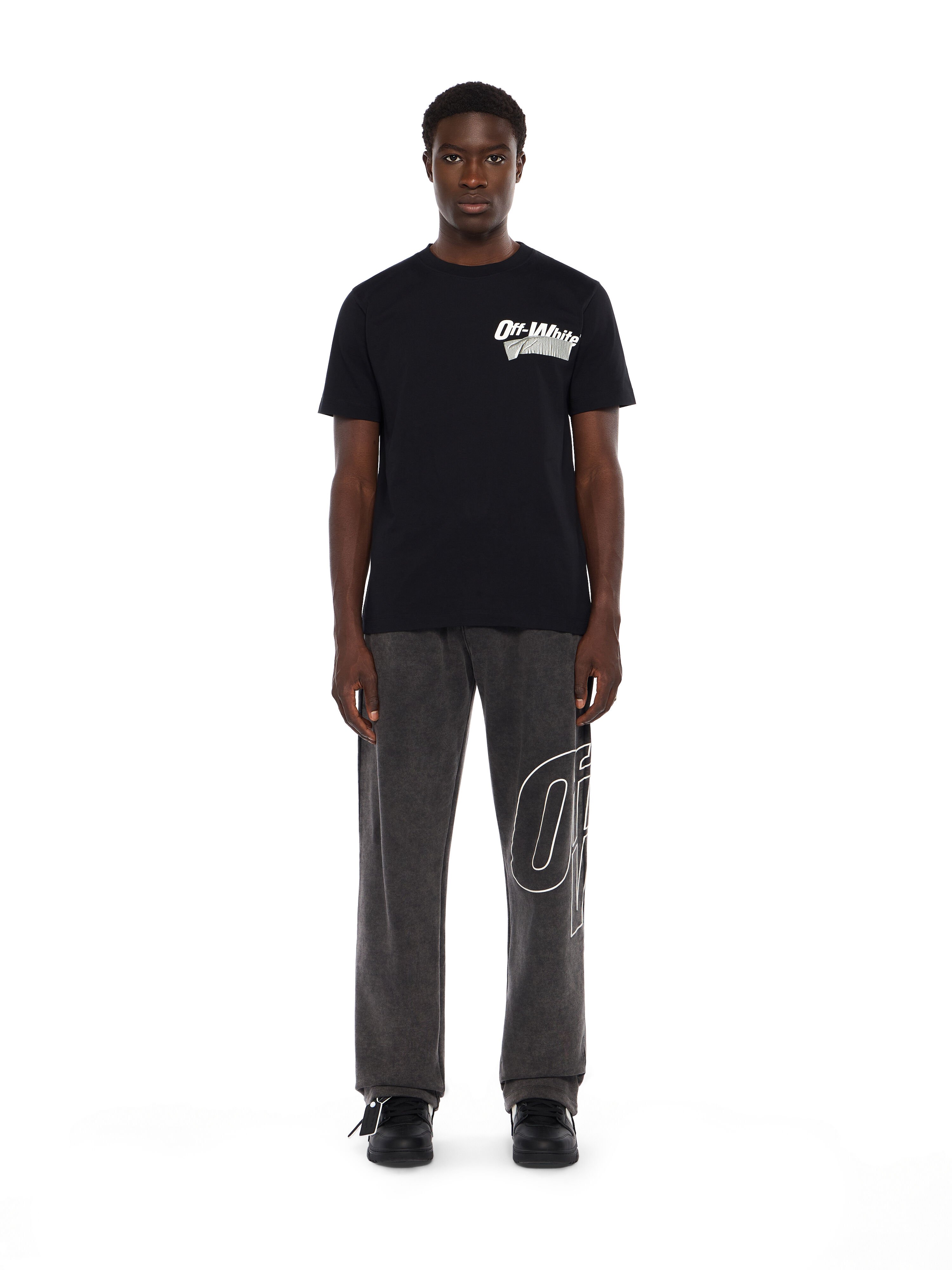 Cupid Tape Slim T-Shirt OFF WHITE Cupid Tape Slim T-Shirt BLACK OMAA027F25JER00B