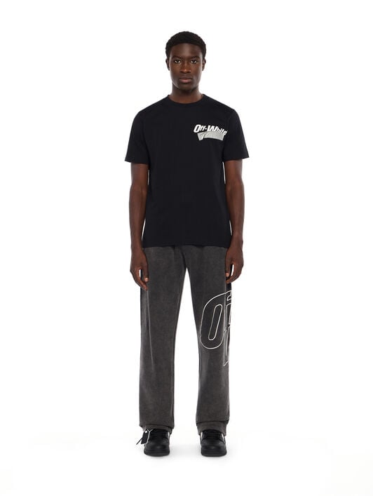 Cupid Tape Slim T-Shirt OFF WHITE Cupid Tape Slim T-Shirt BLACK OMAA027F25JER00B