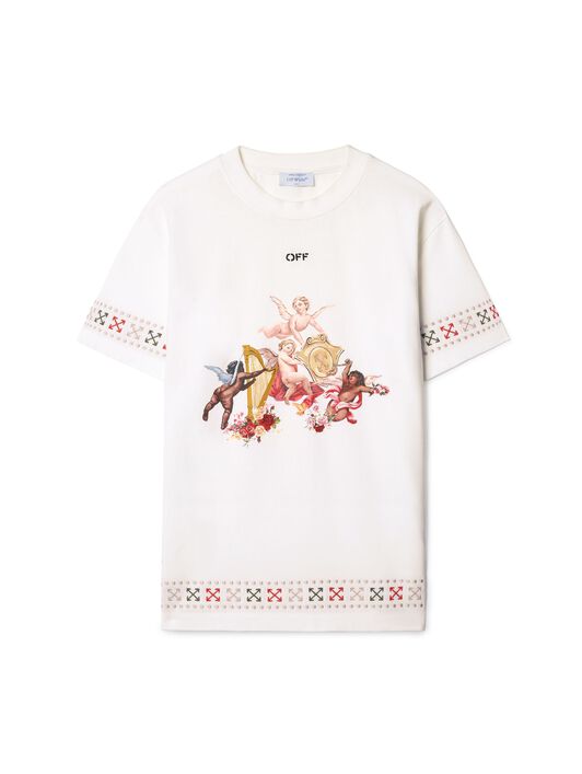 OFF WHITE Putti Slim S/S Tee WHITE OMAA027S25JER002