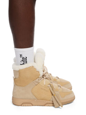 OFF WHITE Winter Boot DARK SAND/ OAT OMIY003F25LEA001