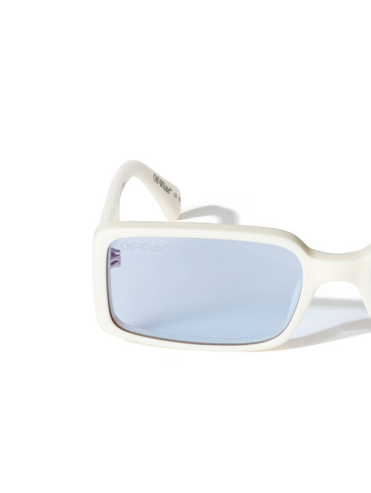 Spencer Blue Lens Sunglasses OFF WHITE Spencer Blue Lens Sunglasses White OW106482460