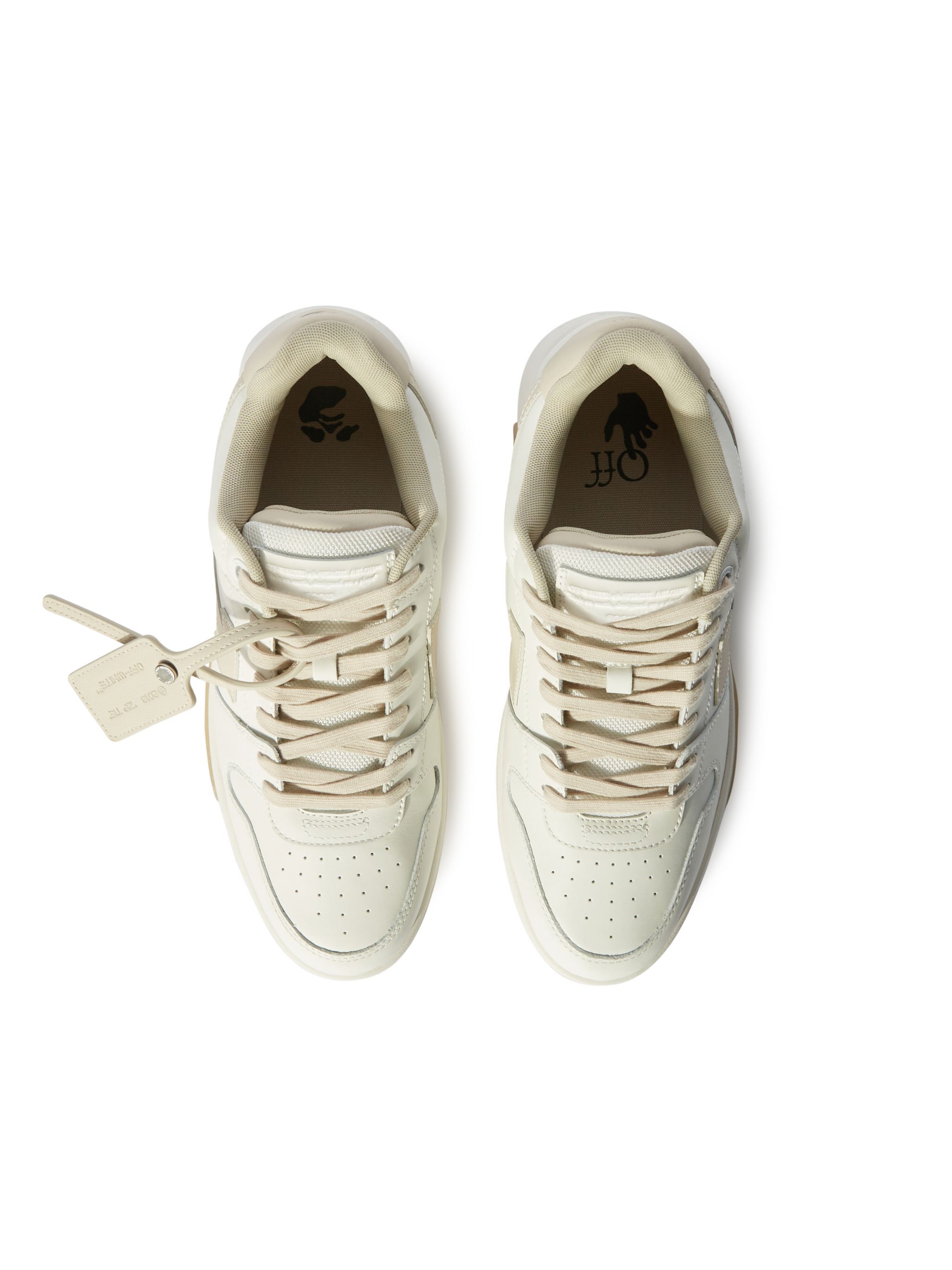 OFF WHITE Out Of Office Calf Leather WHITE OMIA189C99LEA004