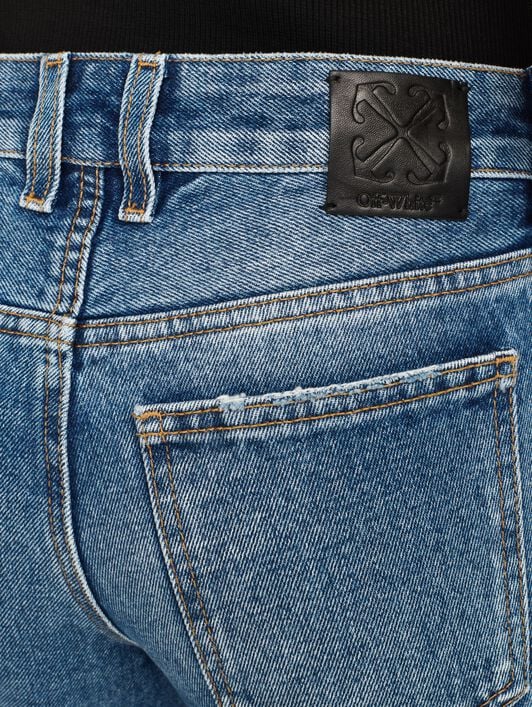 Jeans svasati a cinque tasche OFF WHITE Jeans svasati a cinque tasche BLU OWYA061C99DEN001
