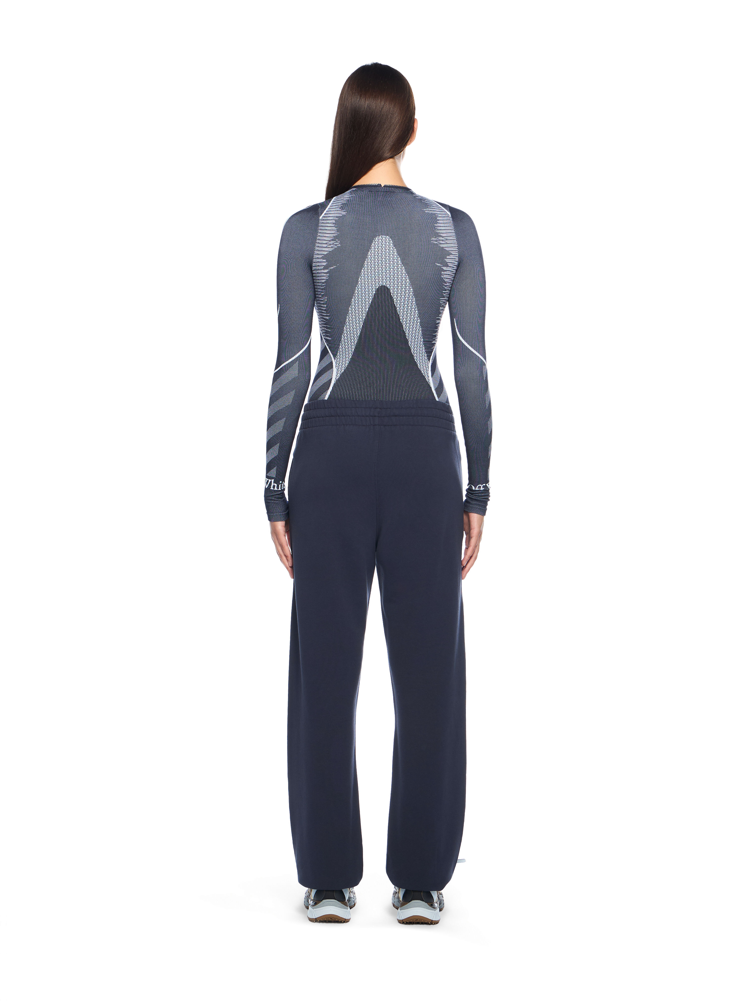 OFF WHITE Diag Seamless Body BLUE IRIS-WHITE OWVZ004F25KNI001