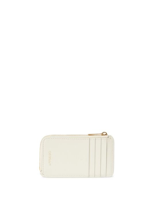 Jitney Zipped Card Case OFF WHITE Jitney Zipped Card Case WHITE OWND039C99LEA001