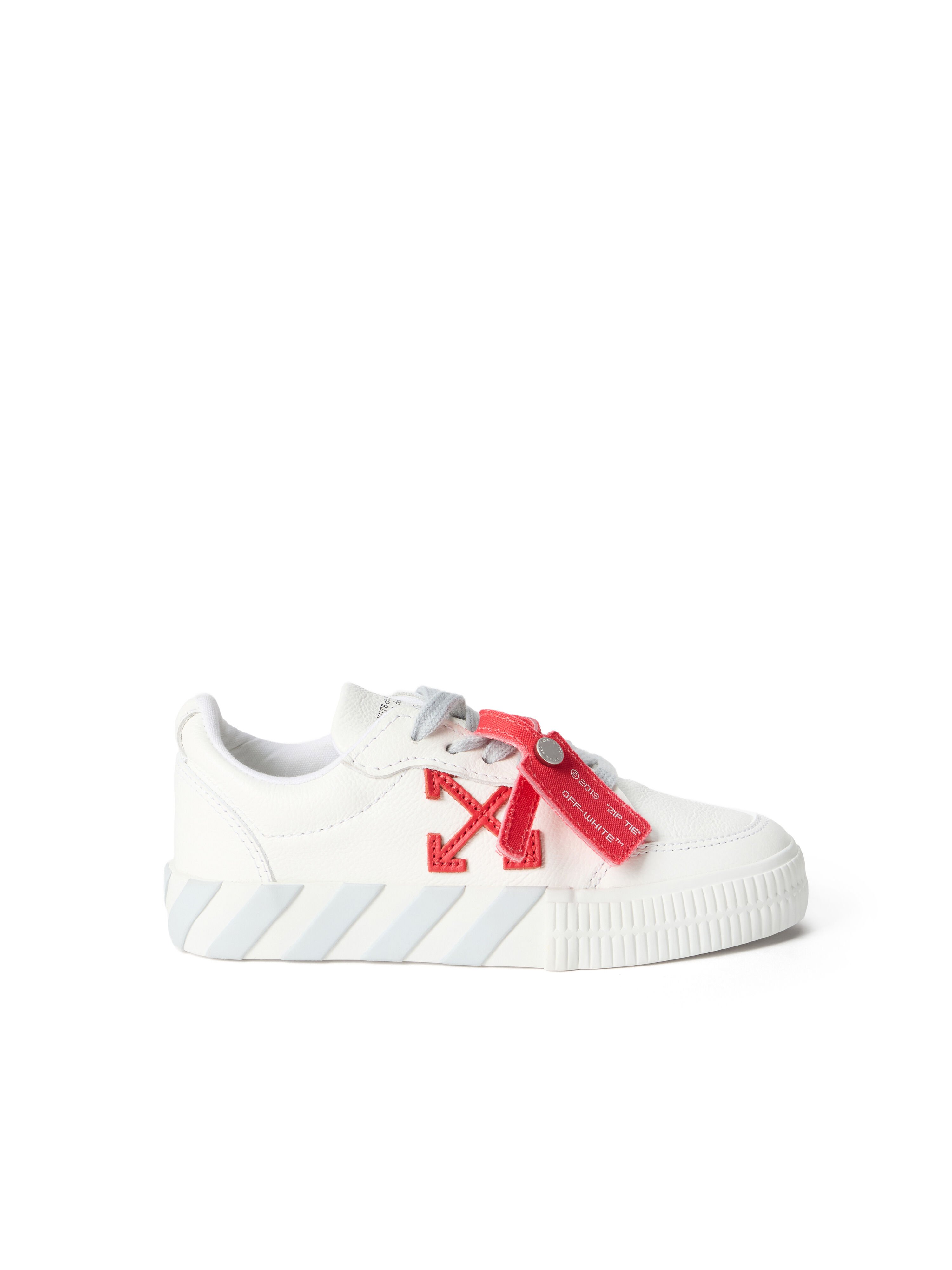 OFF WHITE Vulcanized Low Sneakers WHITE - LIGHT GREY OBIA003S26LEA001
