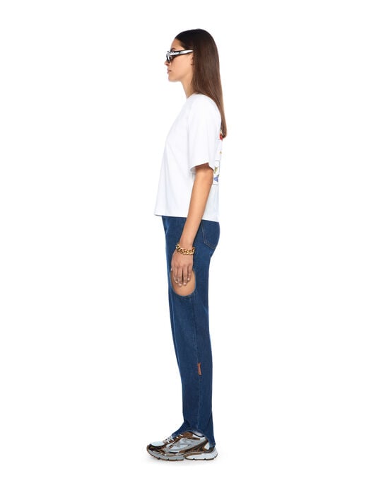 Meteor Denim Pants OFF WHITE Meteor Denim Pants MEDIUM BLUE - NO COLOR OWYA06AF25DEN002