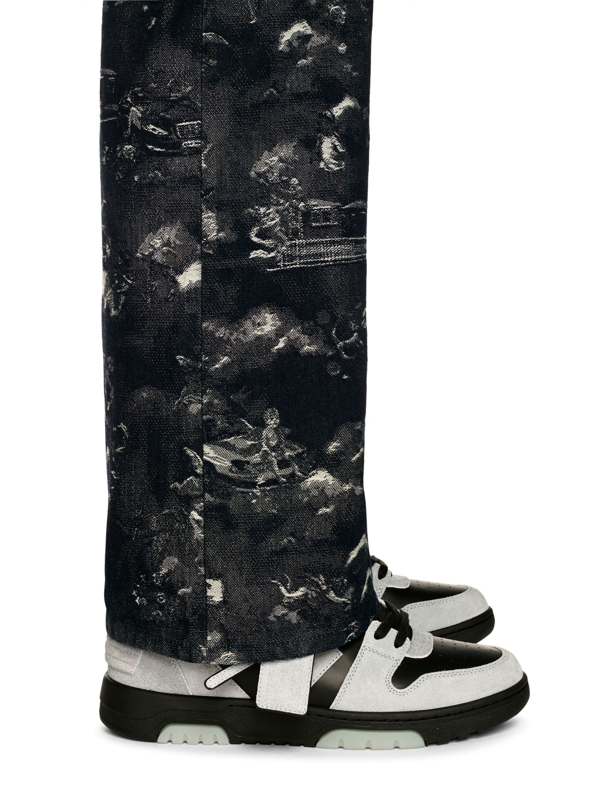 OFF WHITE Grau/Schwarze Out Of Office Wildleder-Sneaker SCHWARZ OMIA189S25LEA007