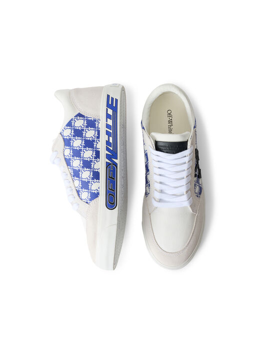 OFF WHITE Vulcanized Low Sneakers WHITE/NEO BLUE OF06006101
