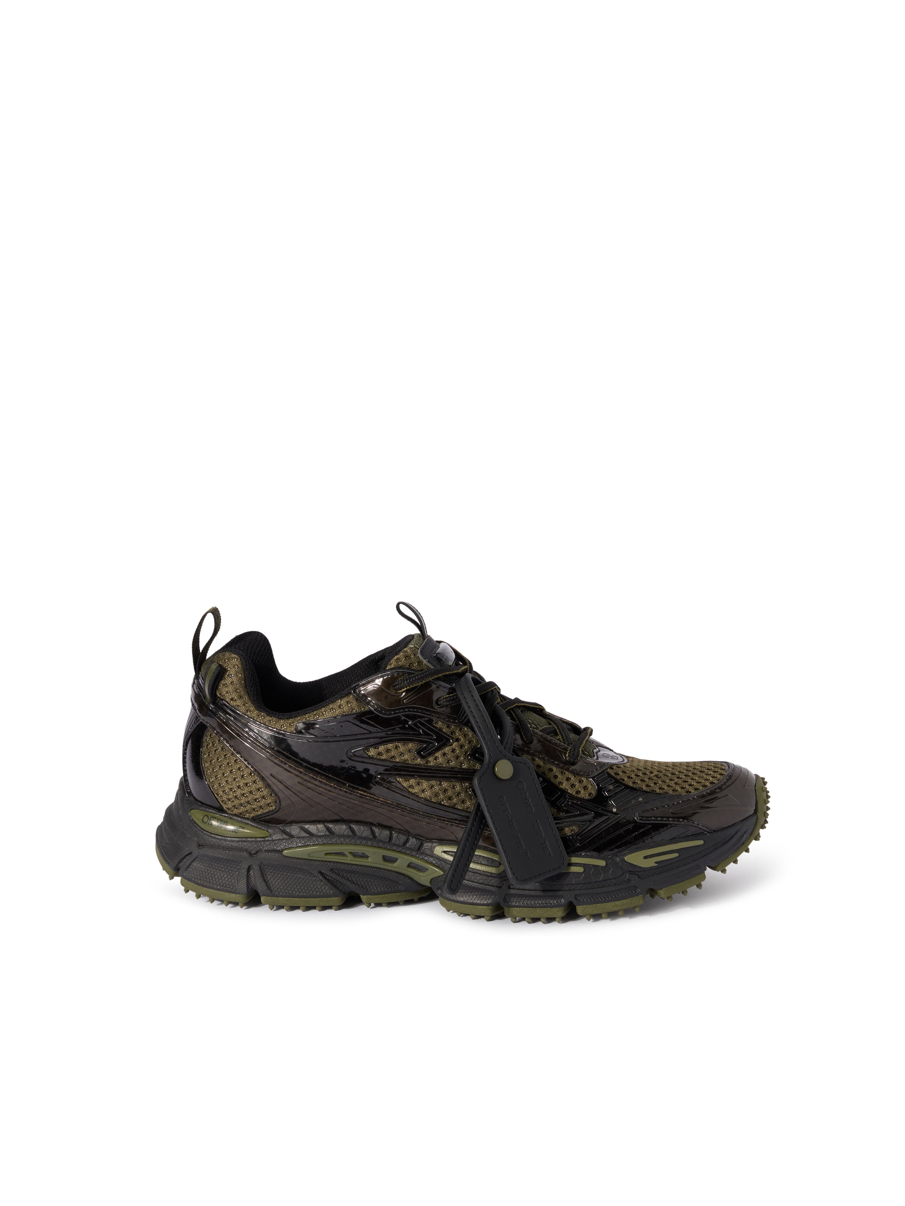 OFF WHITE Be Right Back Sneakers KAKI - BLACK OMIA295F25FAB003
