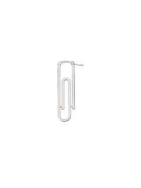 OFF WHITE Paperclip Mono Earring SILVER - SILVER OMOD11XS26MET001