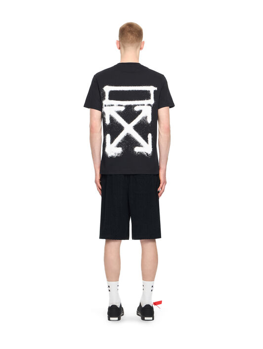 OFF WHITE Slim Fit Graphic S/S T-Shirt BLACK 44OWOS26T061