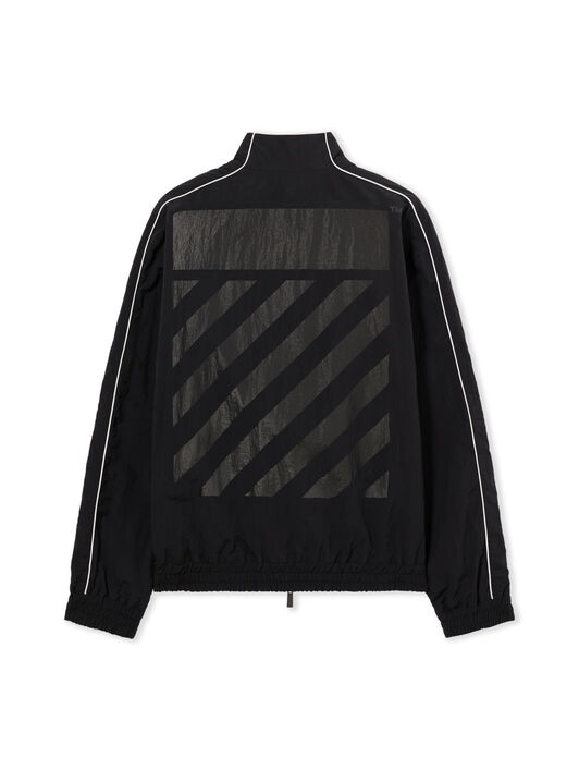 LAB L/AB Diagonal Track Jacket BLACK 44LABF26O063