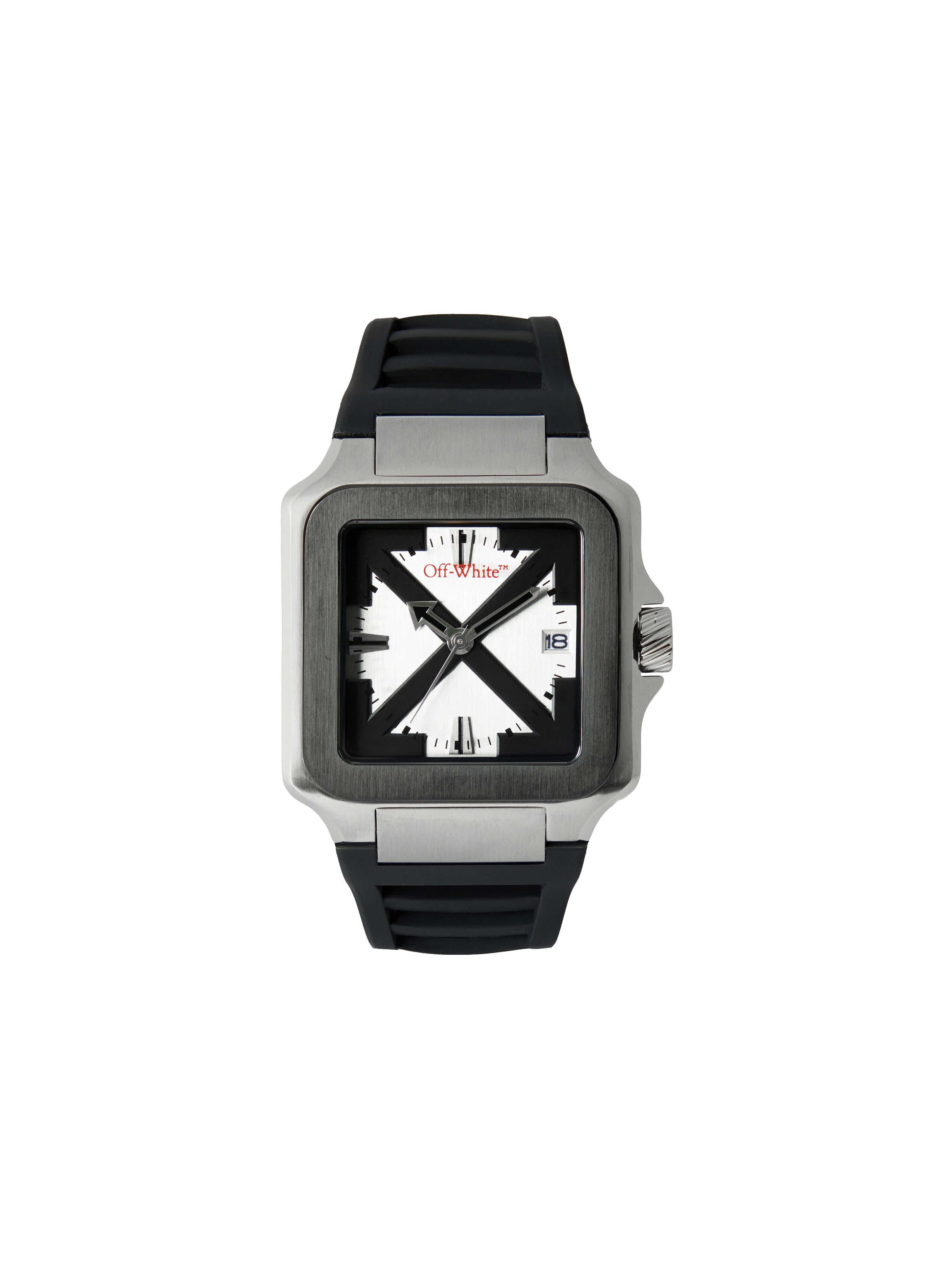 "Proto Layer" Watch OFF WHITE "Proto Layer" Watch Two Tone Silver & Black OW1G009P