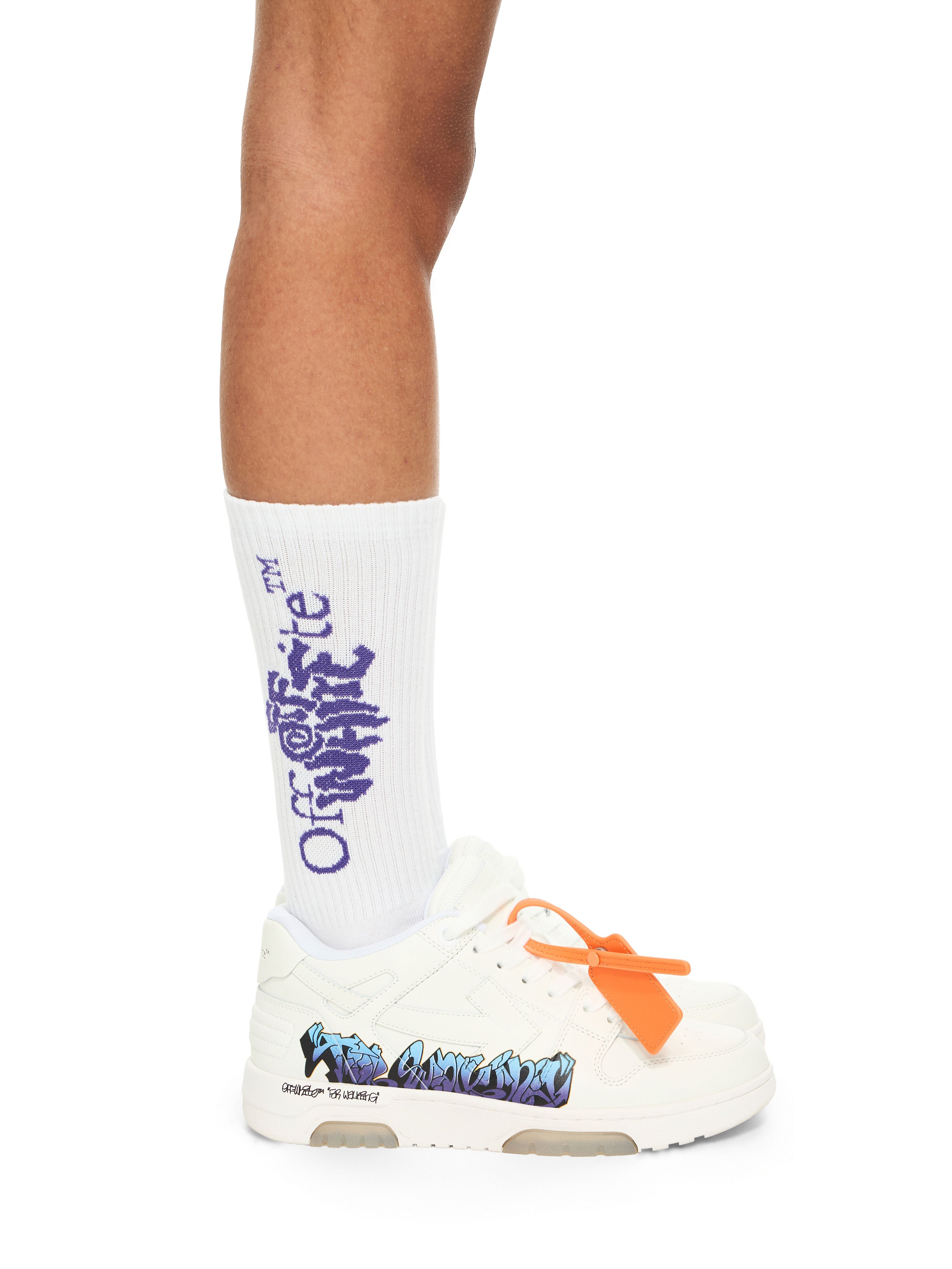 Out Of Office "For Walking" Artwork Sneakers OFF WHITE Out Of Office "For Walking" Artwork Sneakers WHITE - MULTICOLOR OWIA259S26LEA00C