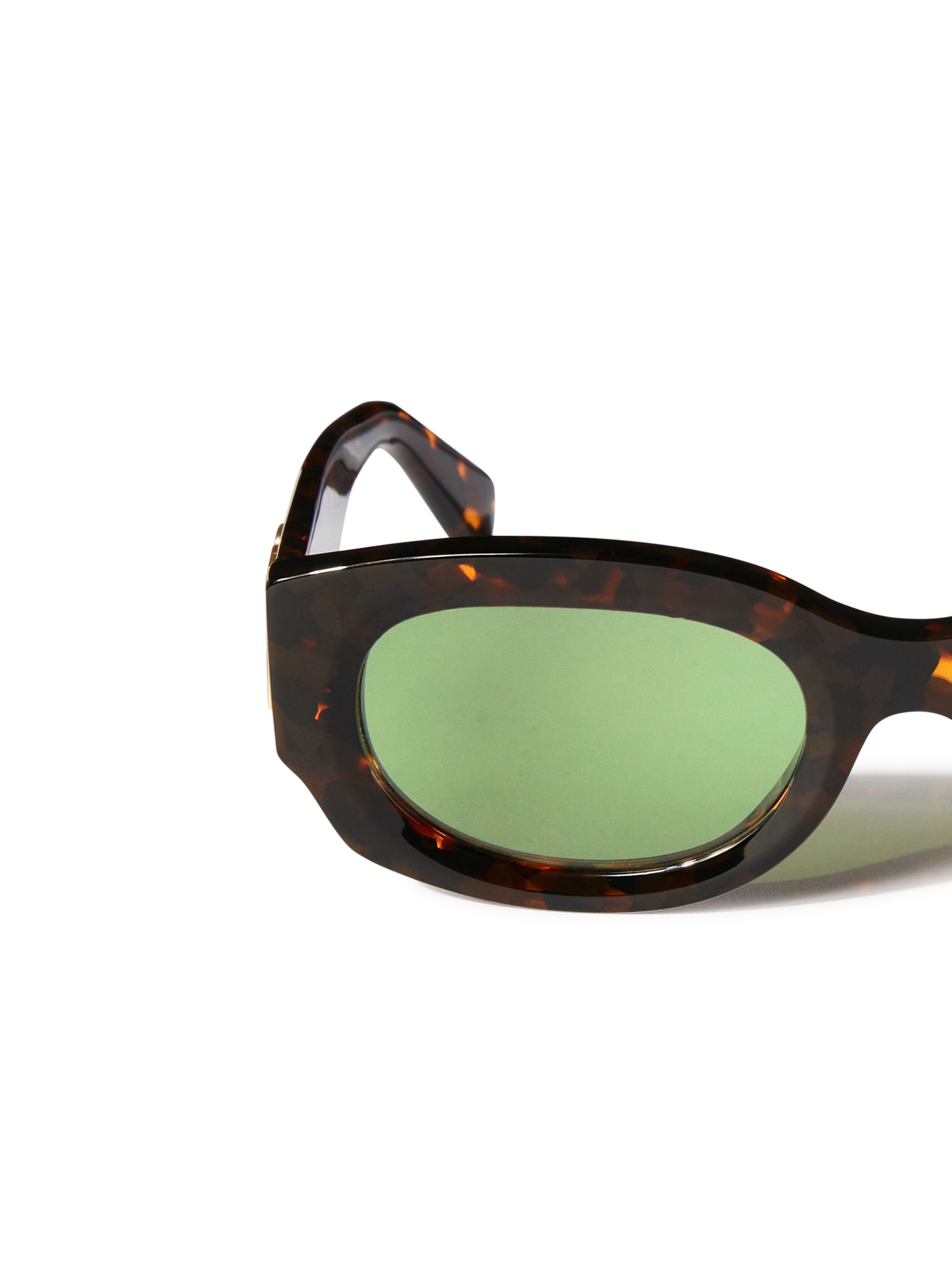 OFF WHITE Occhiali Da Sole Palmer Marrone Havana/Verde MARRONE OERI14ES25PLA001