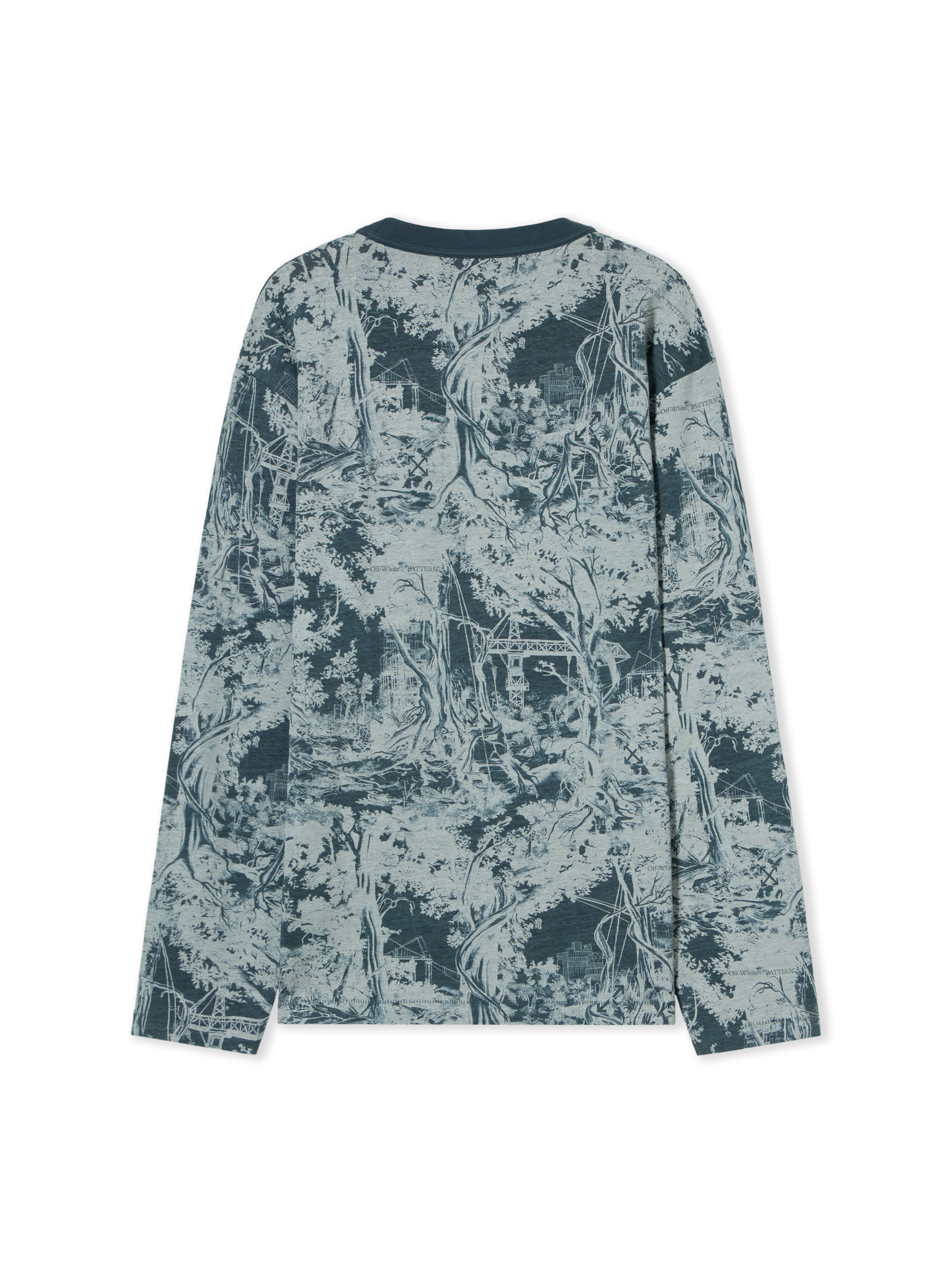 OFF WHITE City Nature Relaxed Long Sleeve T-Shirt CITYNATURE VERSION 44MAB09LF26J001