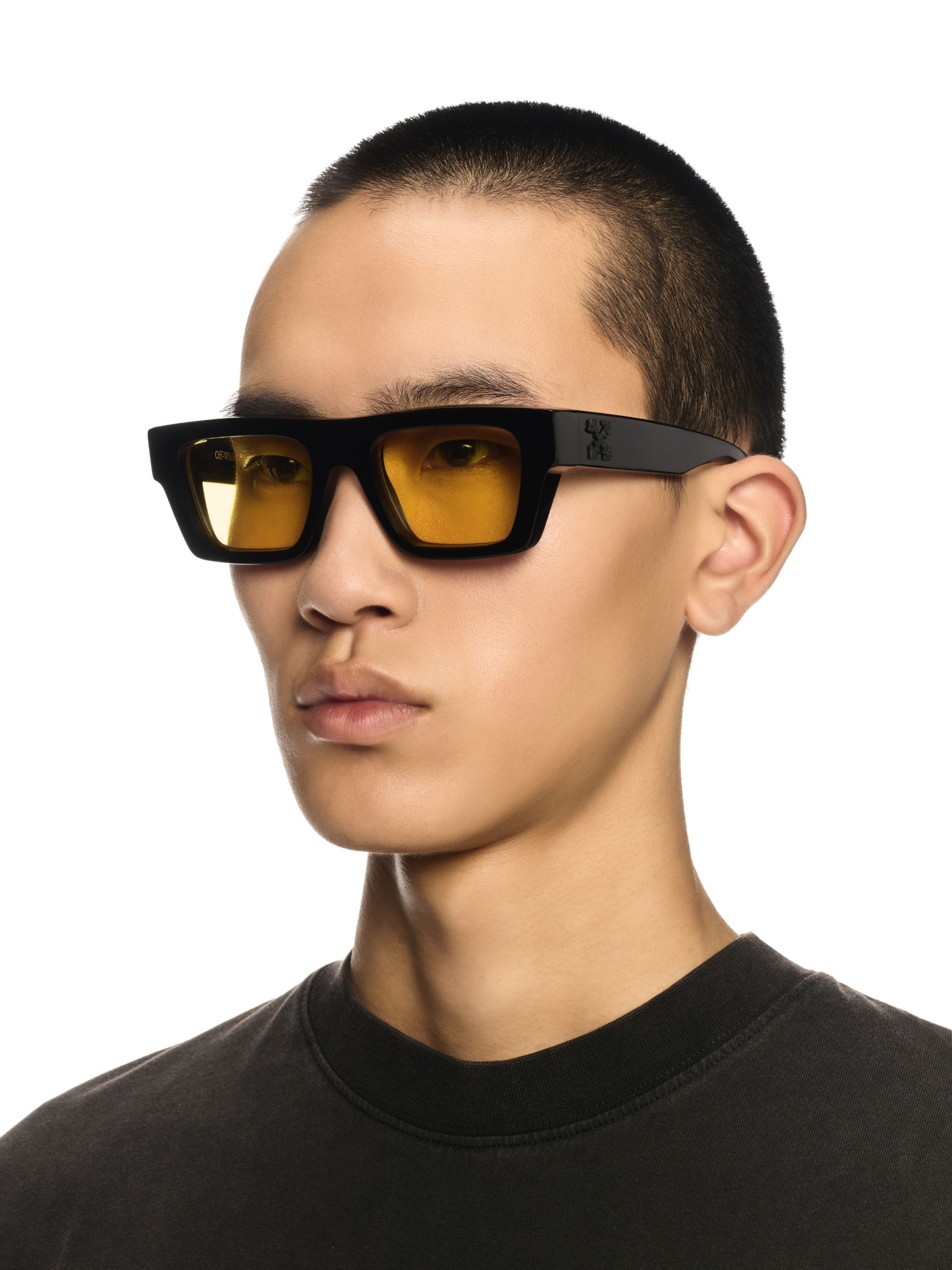 OFF WHITE Oregon Sunglasses BLACK OERI145S25PLA001