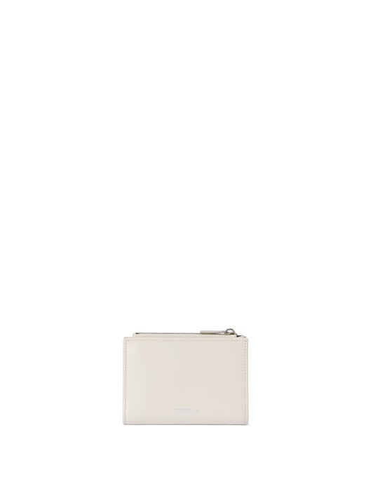Weißes Jitney Quote Reißverschluss Bifold Geldbeutel OFF WHITE Weißes Jitney Quote Reißverschluss Bifold Geldbeutel WEISS OWNC072C99LEA001