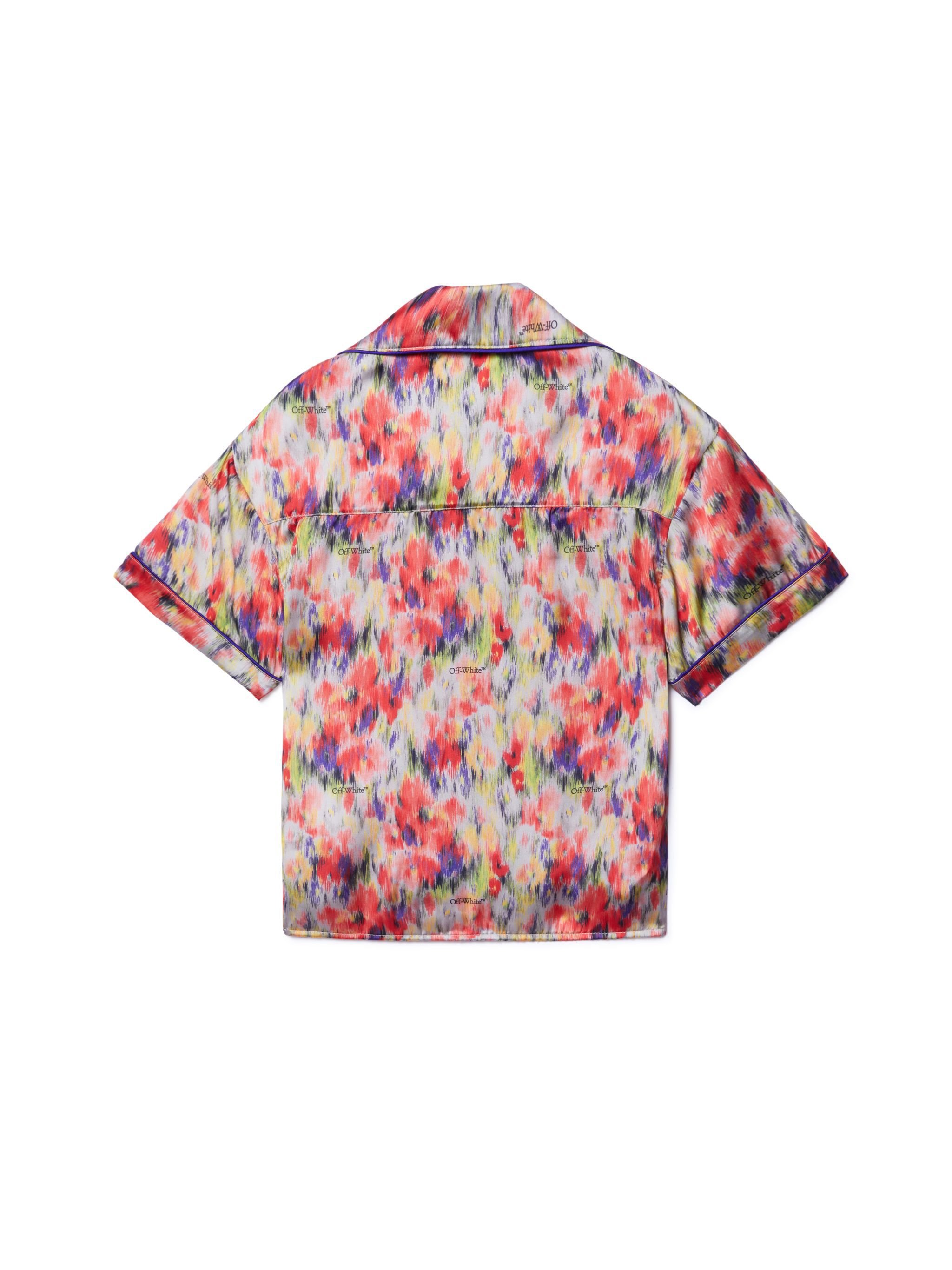 OFF WHITE Watercolor Bookish Shirt PINK OGGG002S25FAB002