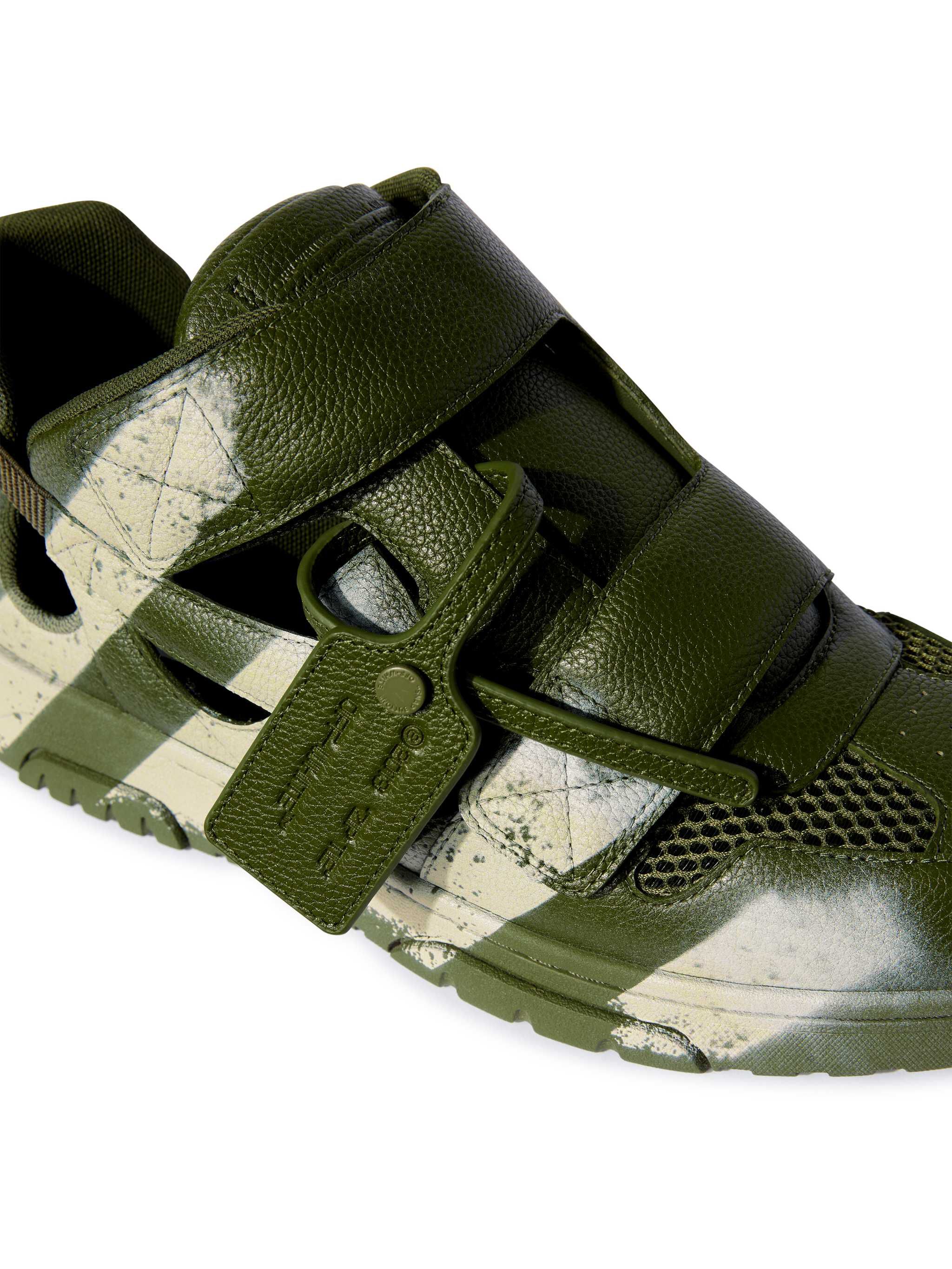 OFF WHITE Green Out Of Office Sandals GREEN OMIA29SZ25LEA001