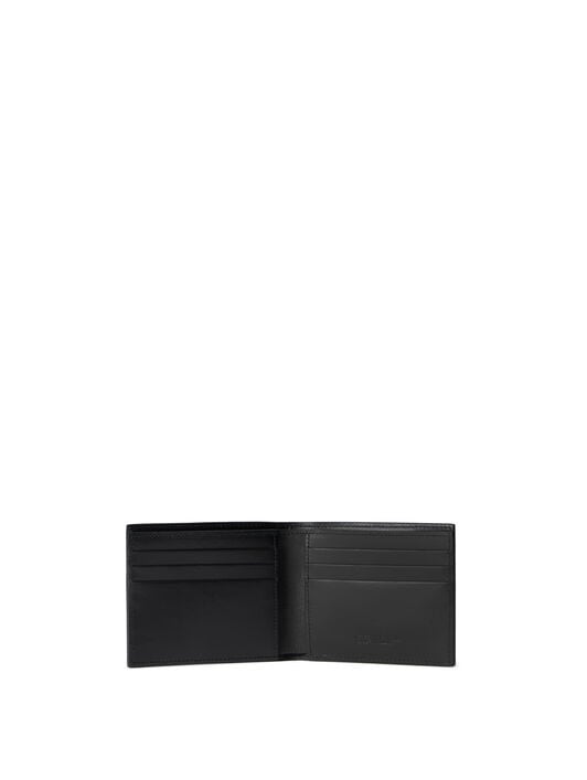 Jitney Quote Bifold Wallet OFF WHITE Jitney Quote Bifold Wallet BLACK - YELLOW FLUO OMNC098F25LEA003