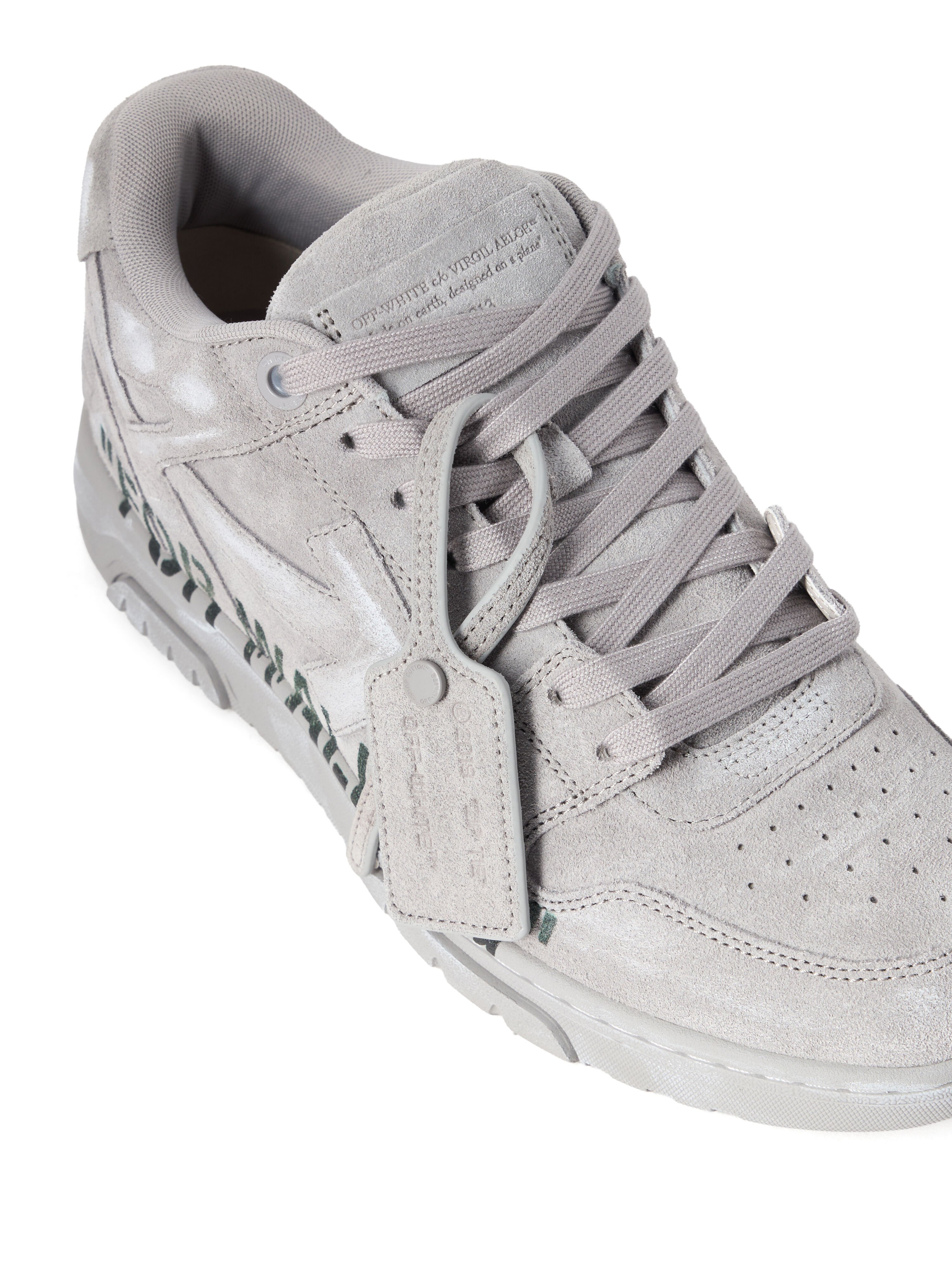 OFF WHITE Out Of Office For Walking Sneakers GREY - DARK GREY OMIA189F25LEA00B