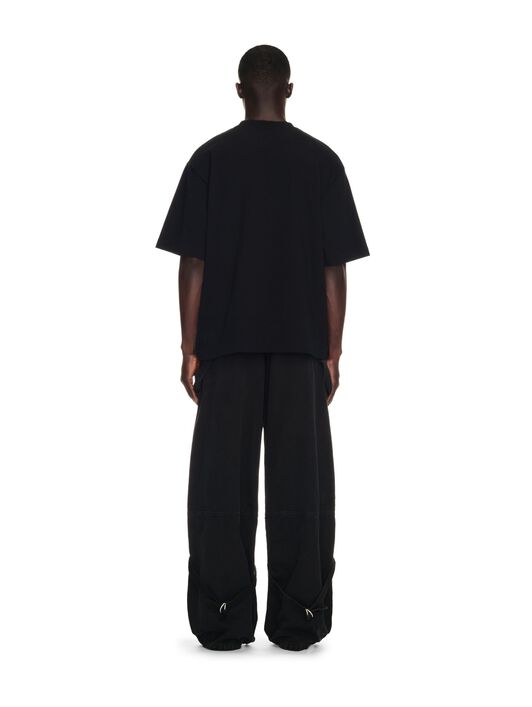 OFF WHITE Big Bookish Skate Kurzärmeliges T-Shirt SCHWARZ OMAA120C99JER008