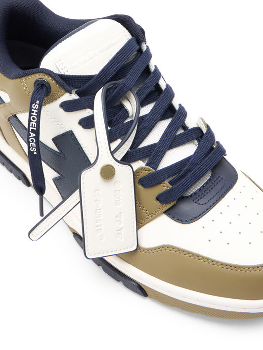 OFF WHITE Sneakers Out Of Office KAKI - DARK BLUE OMIA189S26LEA003