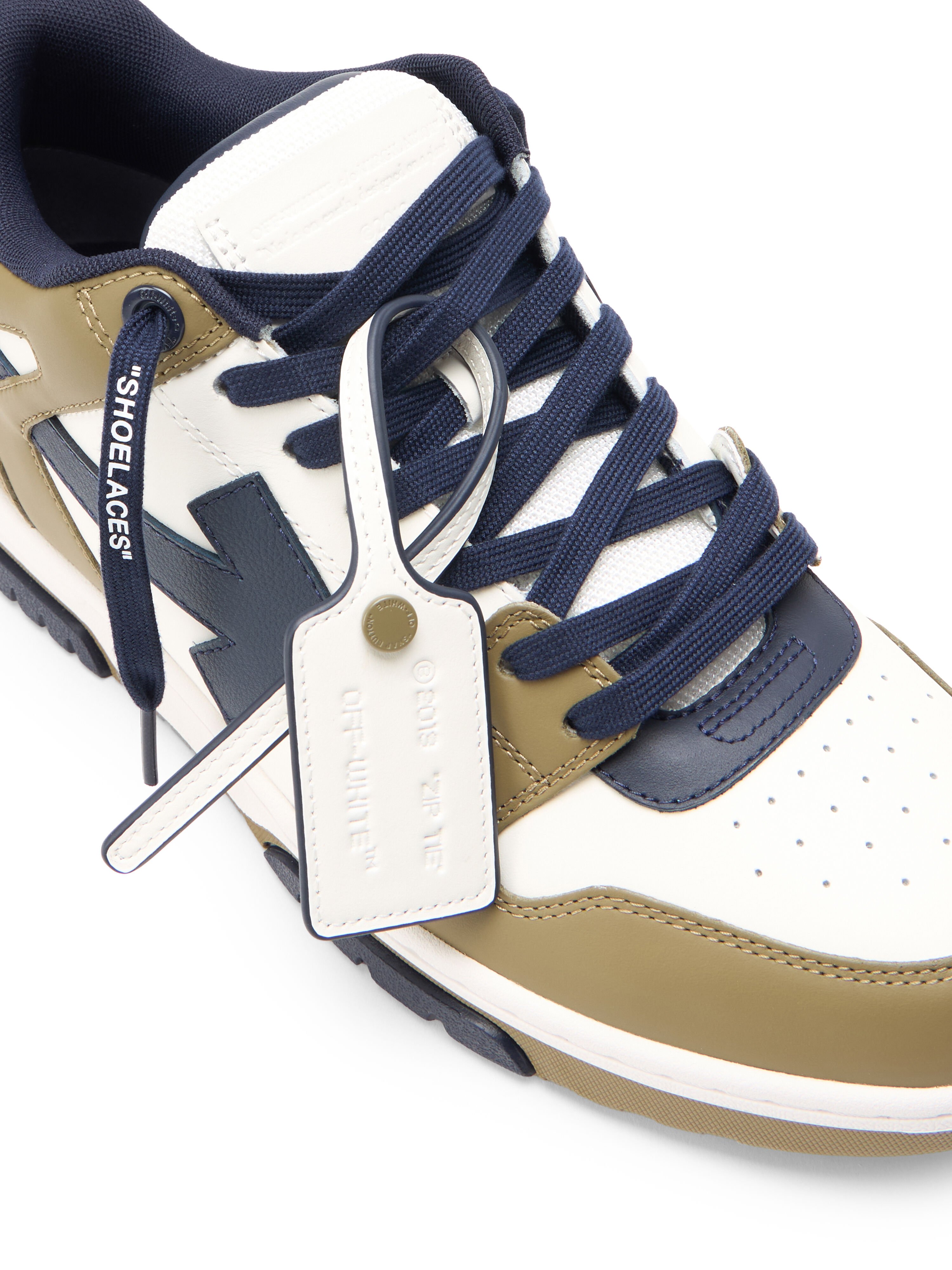 OFF WHITE Sneakers Out Of Office KAKI - DARK BLUE OMIA189S26LEA003