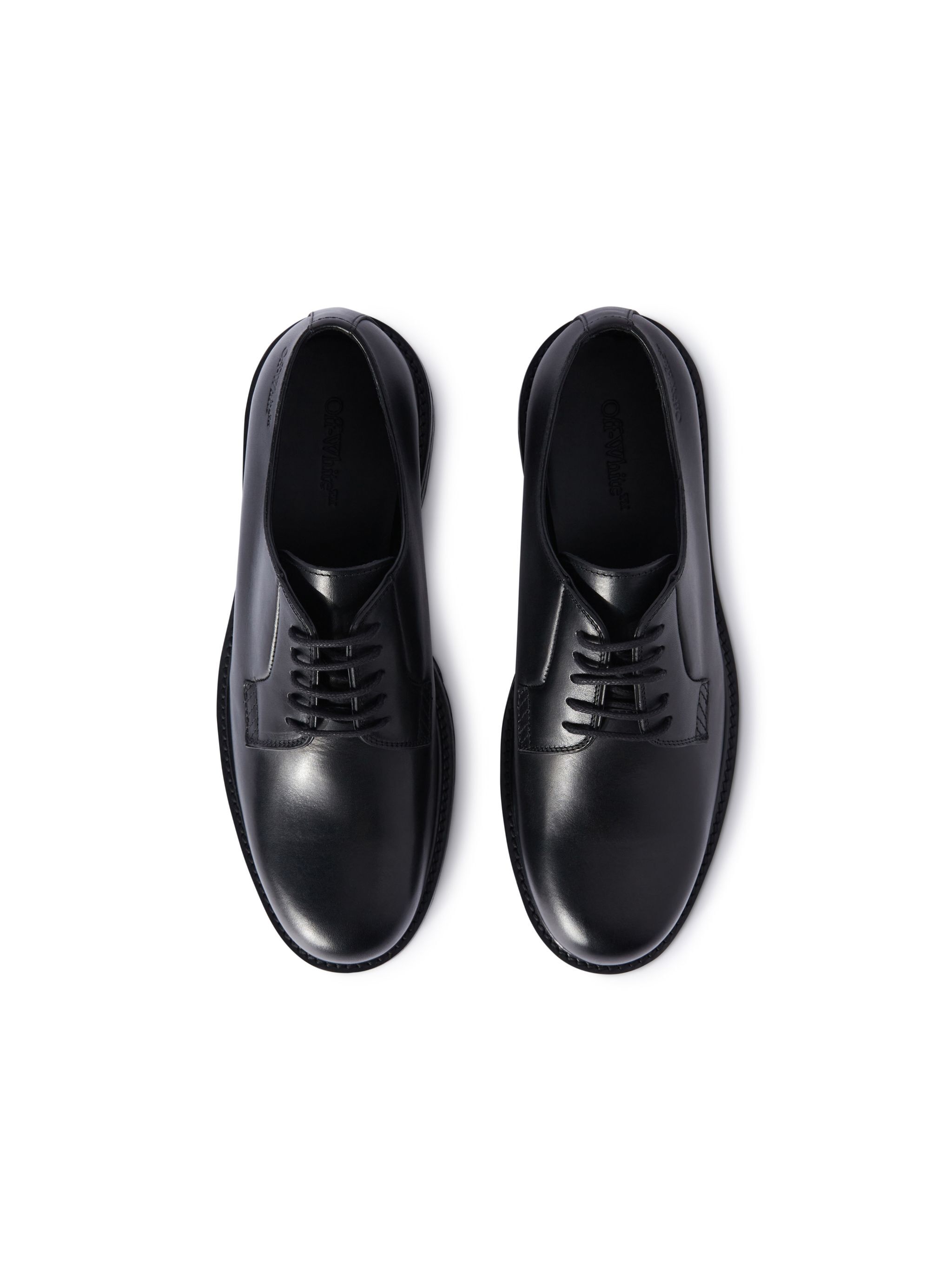 MILITARY DERBY OFF WHITE MILITARY DERBY BLACK OMIF028F23LEA001