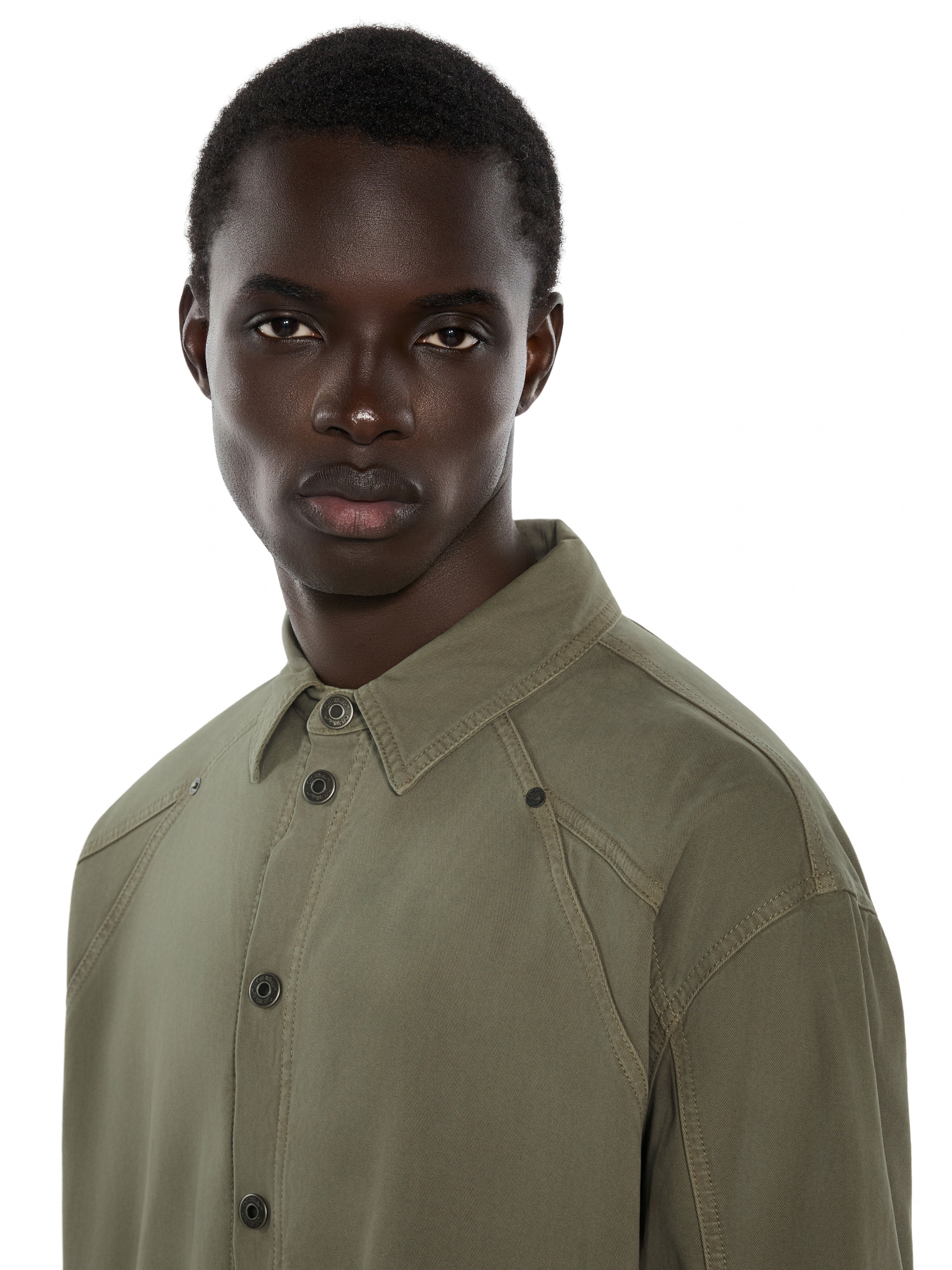 Racing Staff Sport Overshirt OFF WHITE Racing Staff Sport Overshirt DUSTY OLIVE 44MES01DF26F001