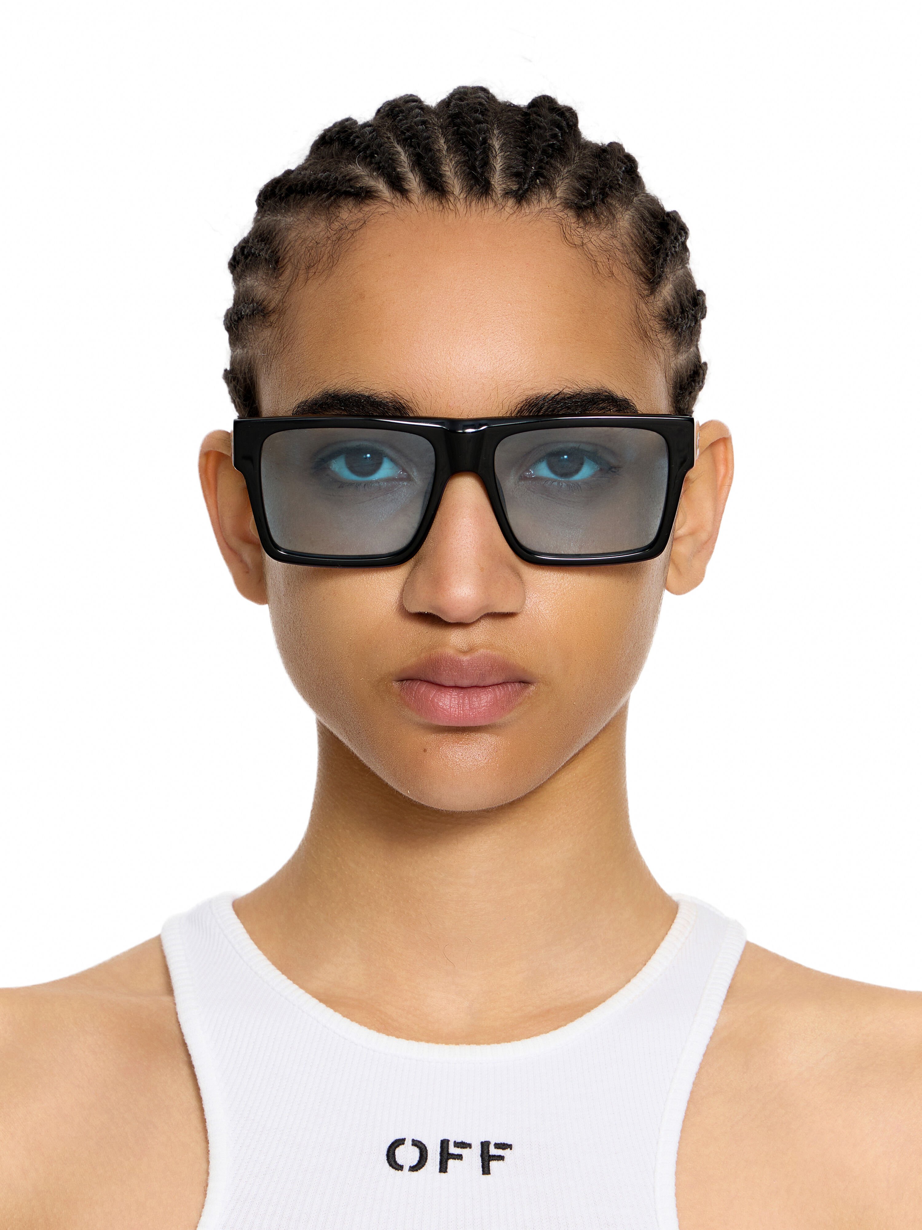 Casper Light Blue Lens Sunglasses OFF WHITE Casper Light Blue Lens Sunglasses SHINY GLACIER OW1034104056