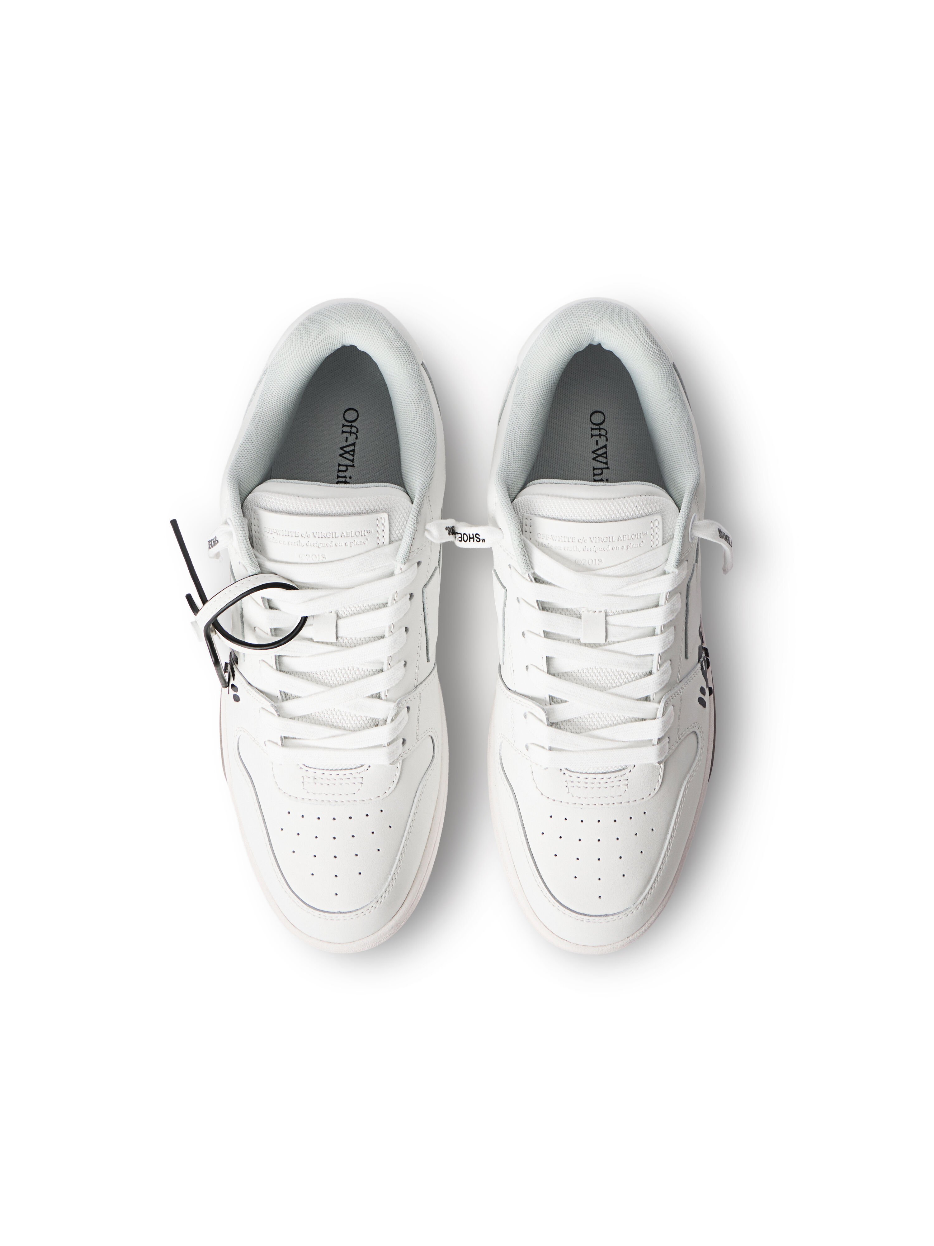 OFF WHITE Out Of Office "For Walking" Sneakers WHITE/BLACK OMIA189C99LEA01A