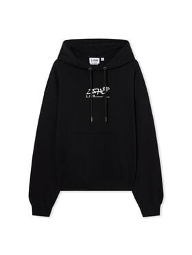 LAB L/AB Graffiti Diagonal Hoodie BLACK 44LABF26K084