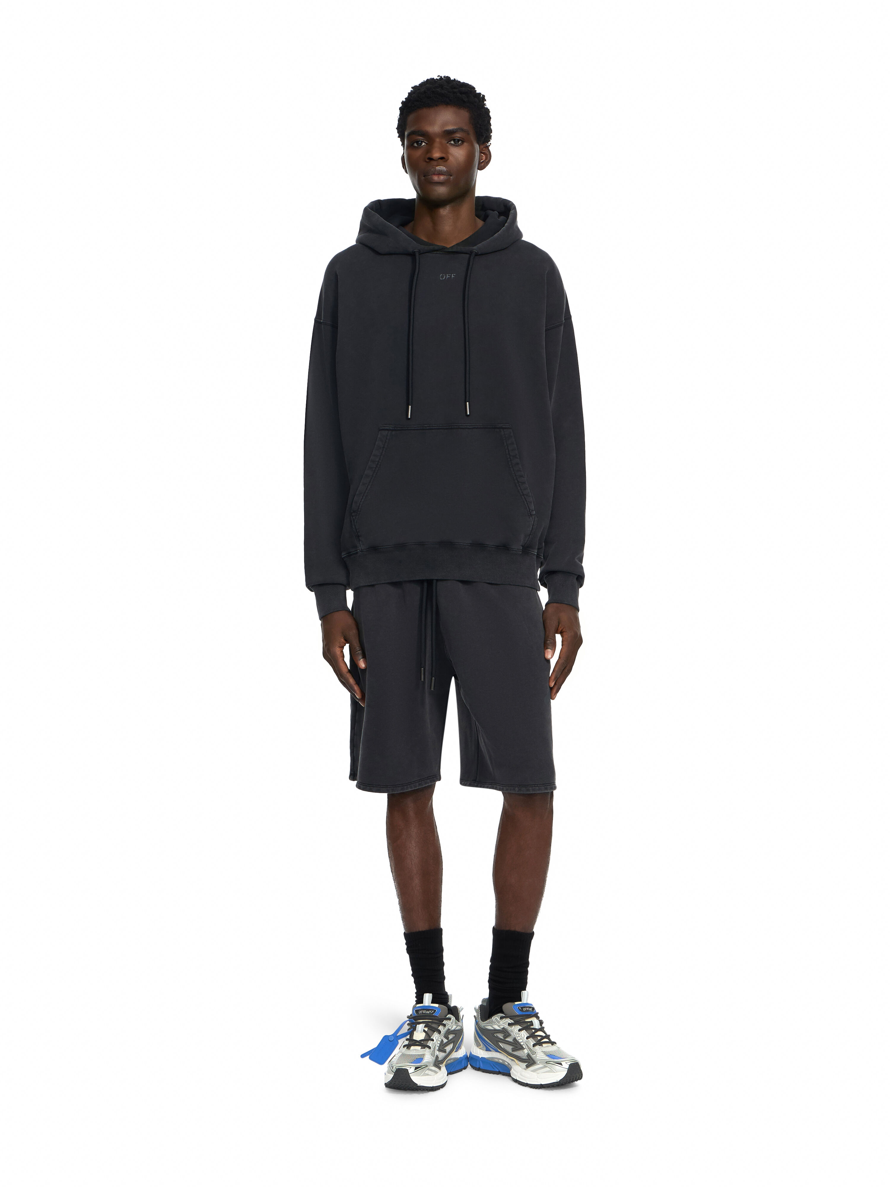 Swimming Face Skate Shorts OFF WHITE Swimming Face Skate Shorts VINTAGE BLACK 44MCI013F26F002