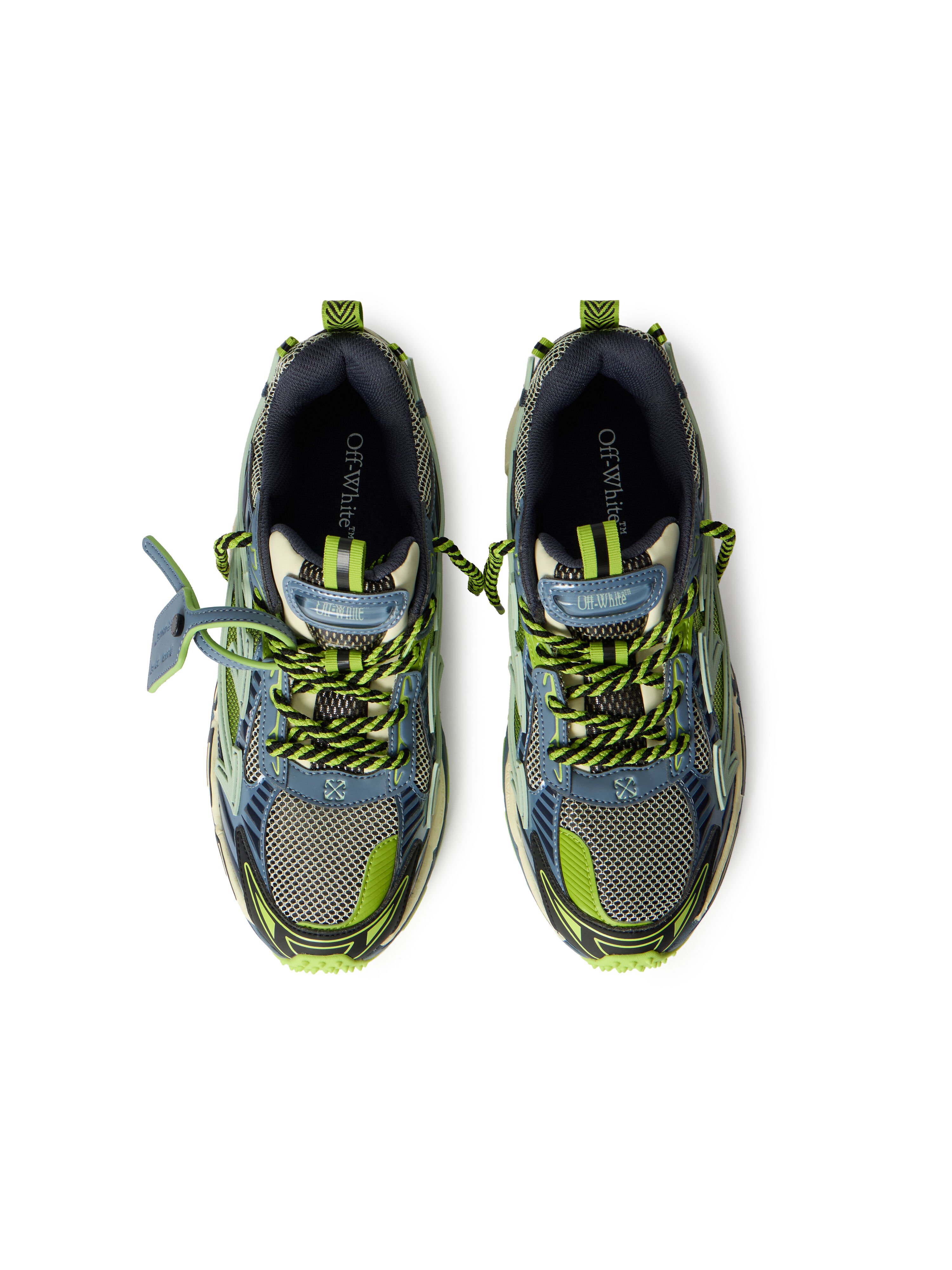 OFF WHITE Be Right Back Sneakers CREAM - OLIVE GREEN OWIA289F25FAB005