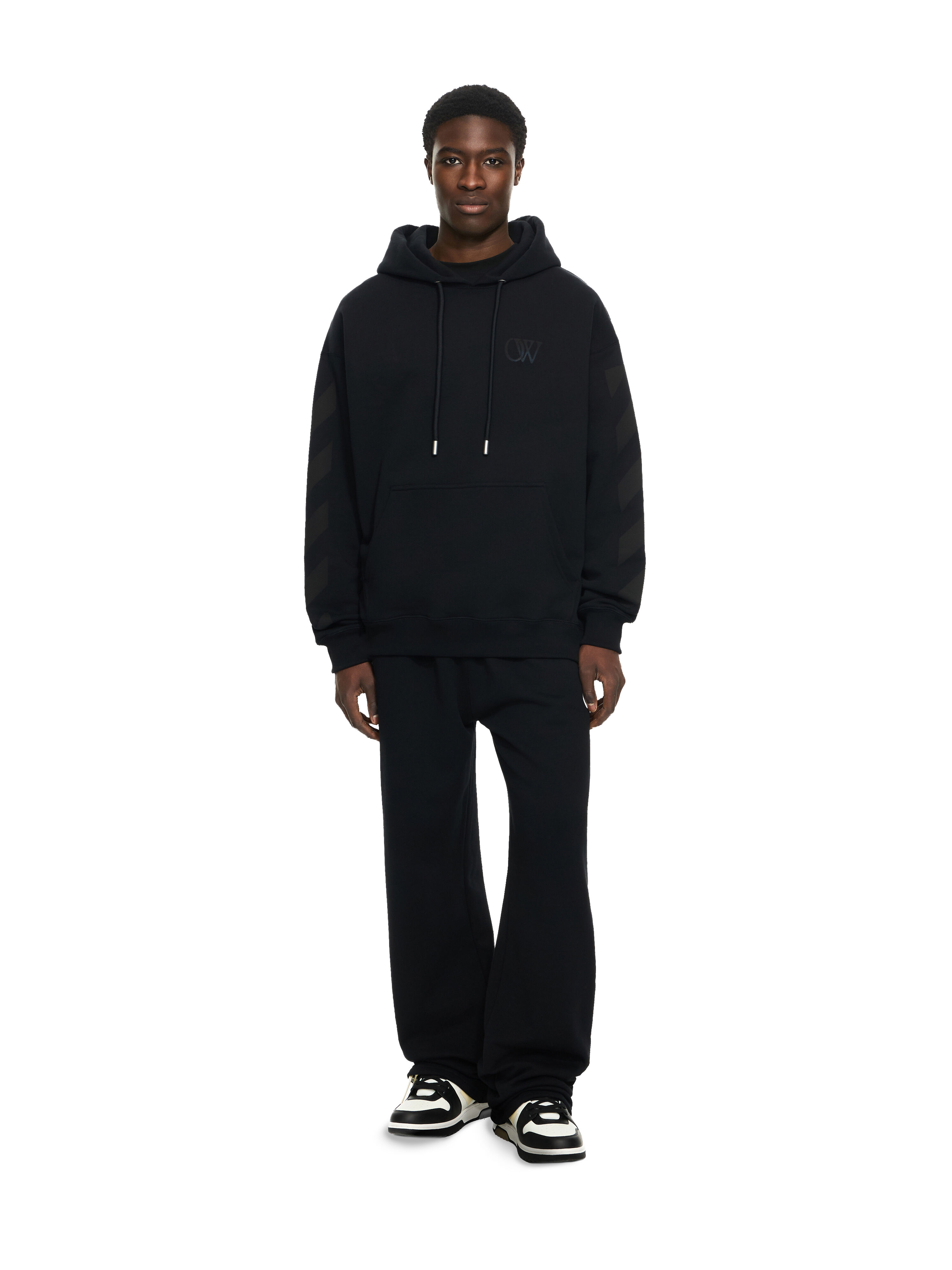 Diagonal Skate Hoodie in BLACK-BLACK for Men | Off-White™