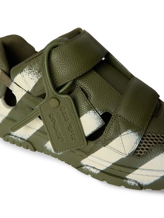 Ooo Sandal OFF WHITE Ooo Sandal MILITARY GREEN - OFF WHITE OMIA29SC99LEA001