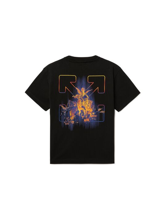 OFF WHITE Putti T-Shirt BLACK OBAA002S25JER007