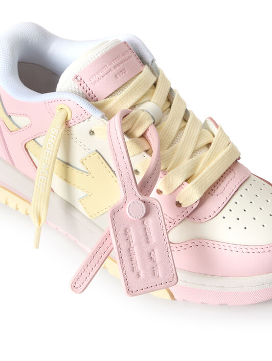OFF WHITE Out Of Office Sneakers SOFT PINK - LIGHT YELLOW OGIA007S26LEA001