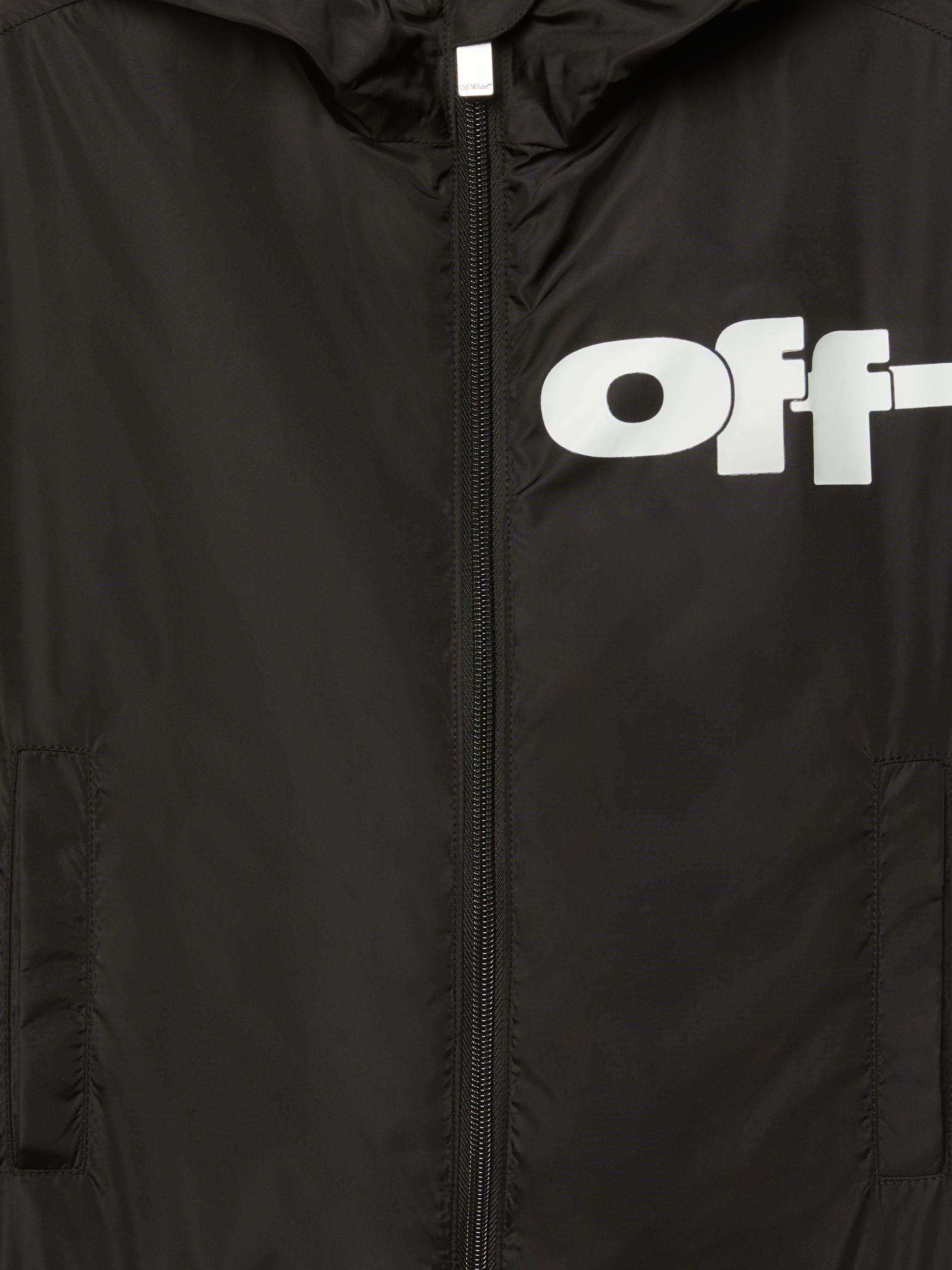 OFF WHITE Off Split Windbreaker BLACK OBEB003S25FAB001