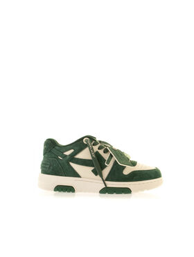 OFF WHITE Out Of Office Suede GREEN OWIA259S25LEA006