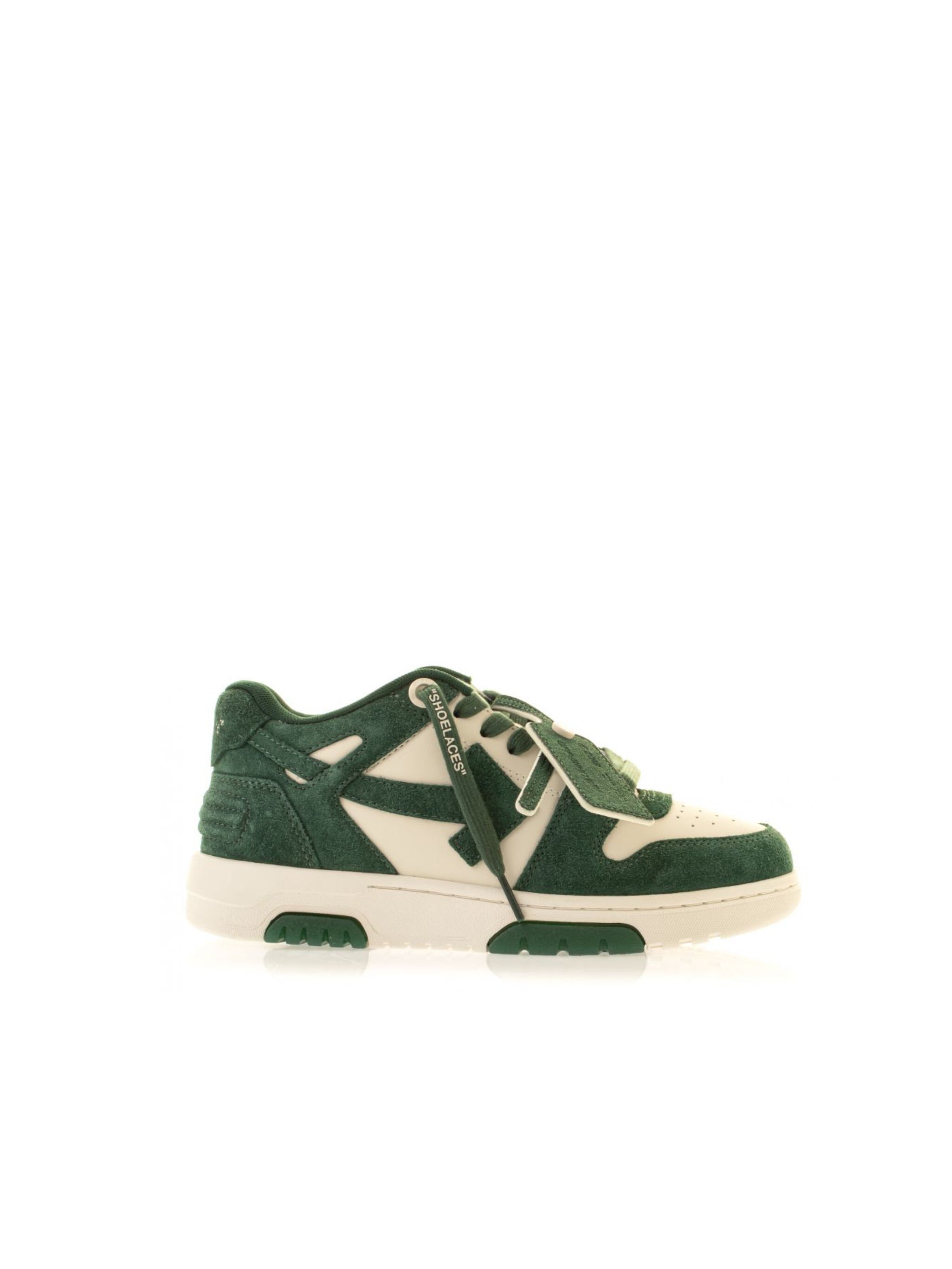OFF WHITE Out Of Office Suede GREEN OWIA259S25LEA006