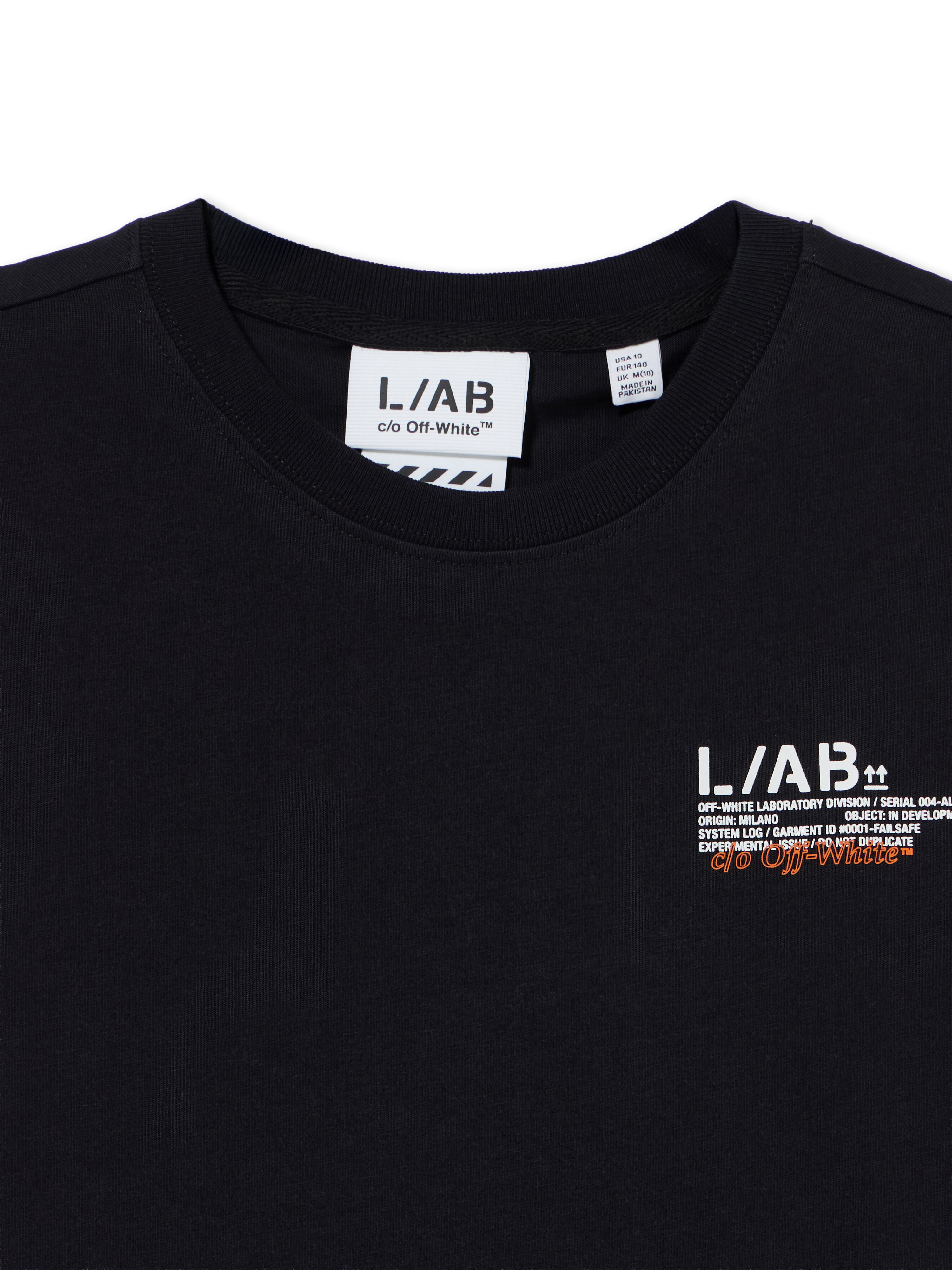 LAB L/AB Off Active Duct Tape T-Shirt Black 25OLFJB11F