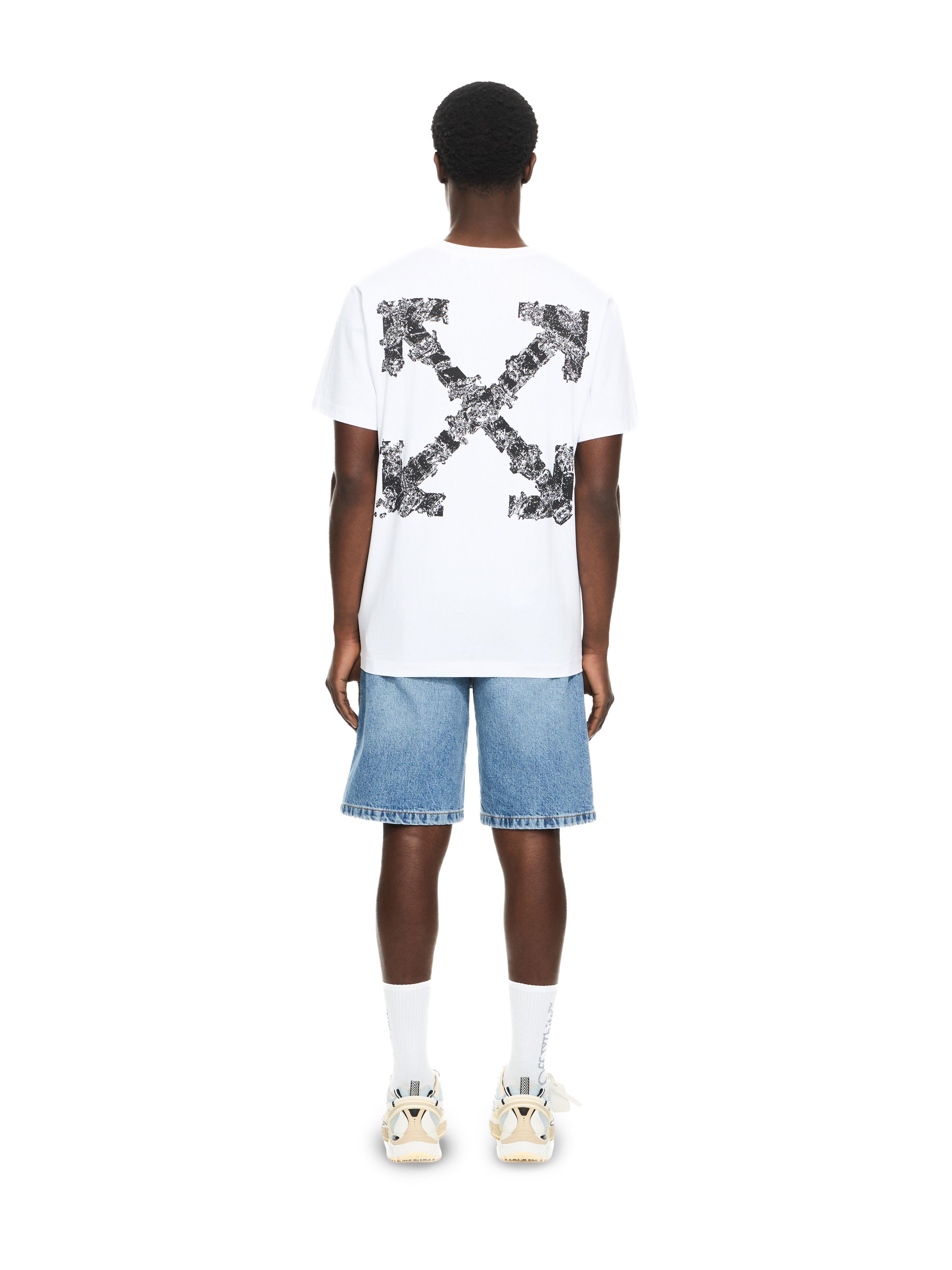 OFF WHITE Heraldic Arrow Slim T-shirt WHITE 44MAA027S26J007